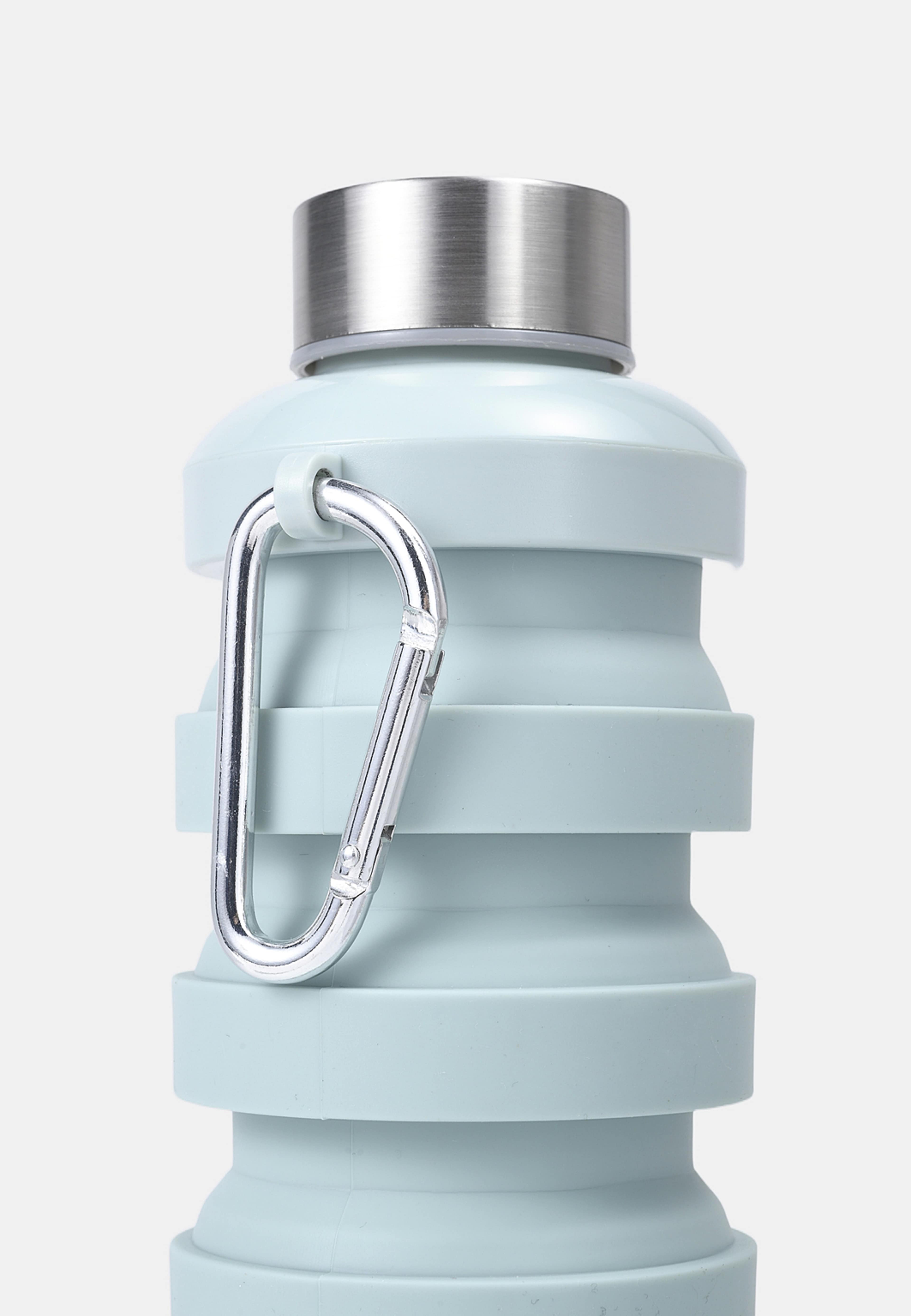 Hopfällbar flaska i silikon 500 ml, från Åhléns Home, i färgen Lt Green. Klicka för att öppna bilden i stort format