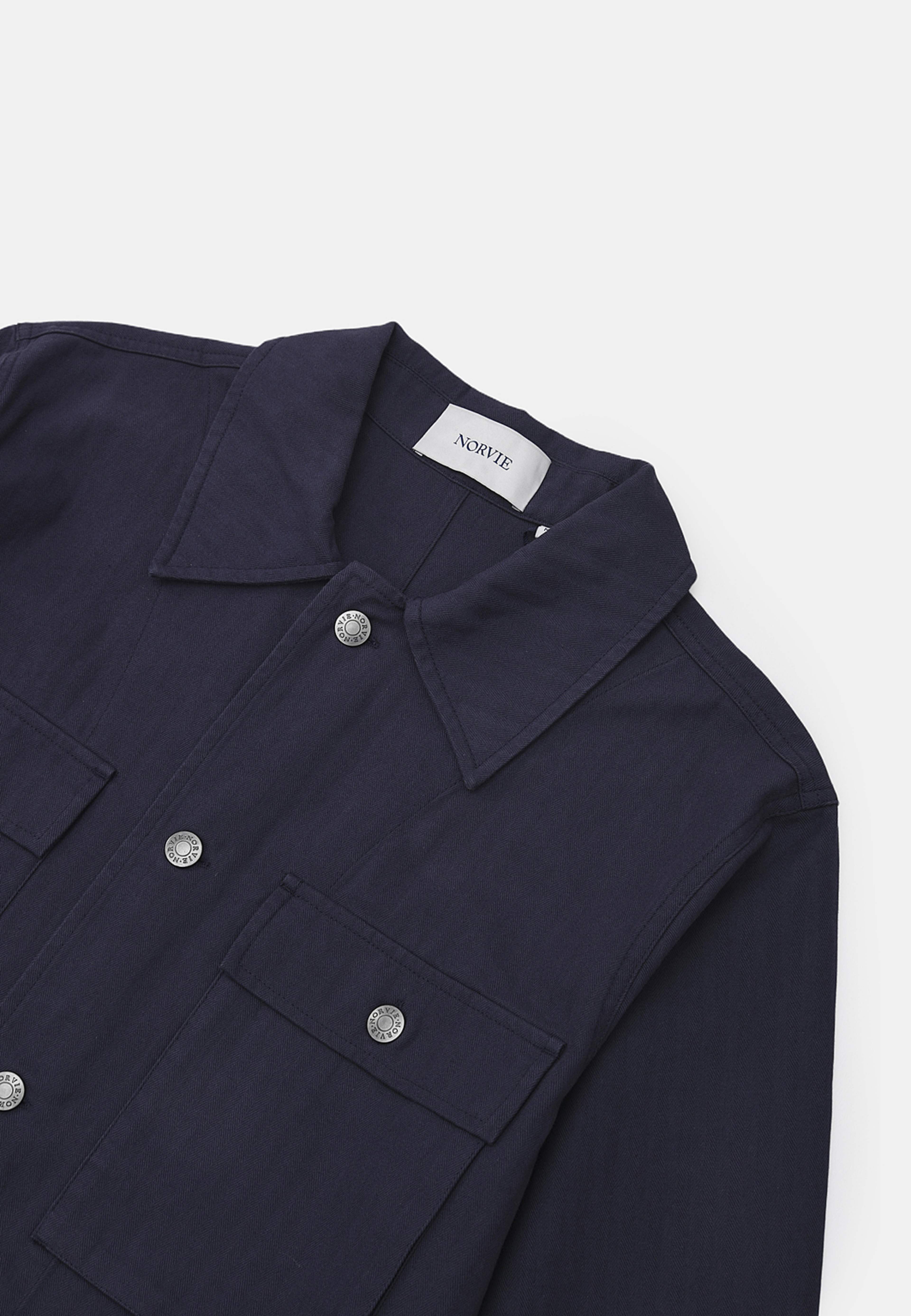 Overshirt FLORENCE, från NORVIE, i färgen Blue. Klicka för att öppna bilden i stort format