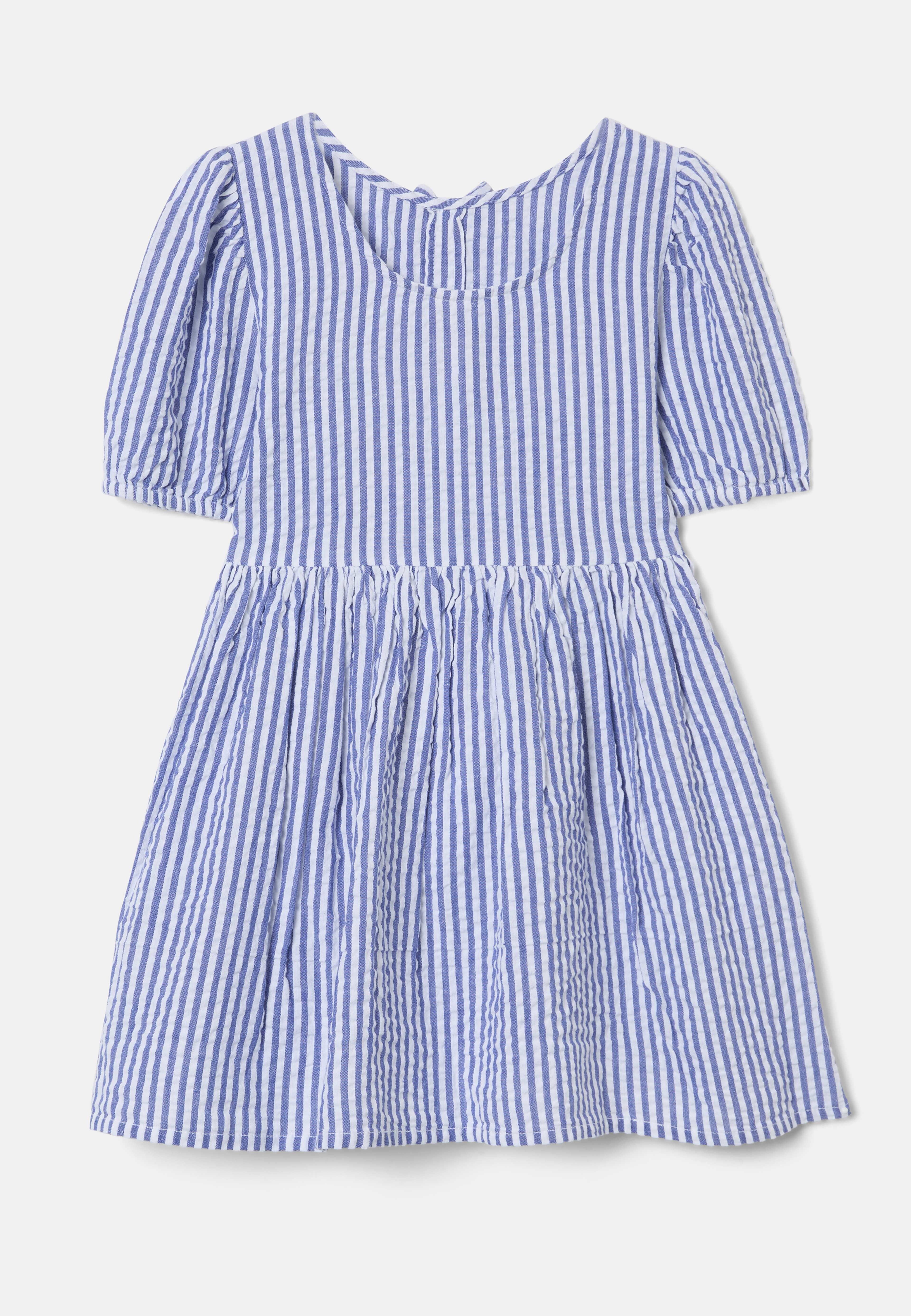 Klänning i bäckebölja CAMILLE, från RIKIKI, i färgen Blue. Klicka för att öppna bilden i stort format