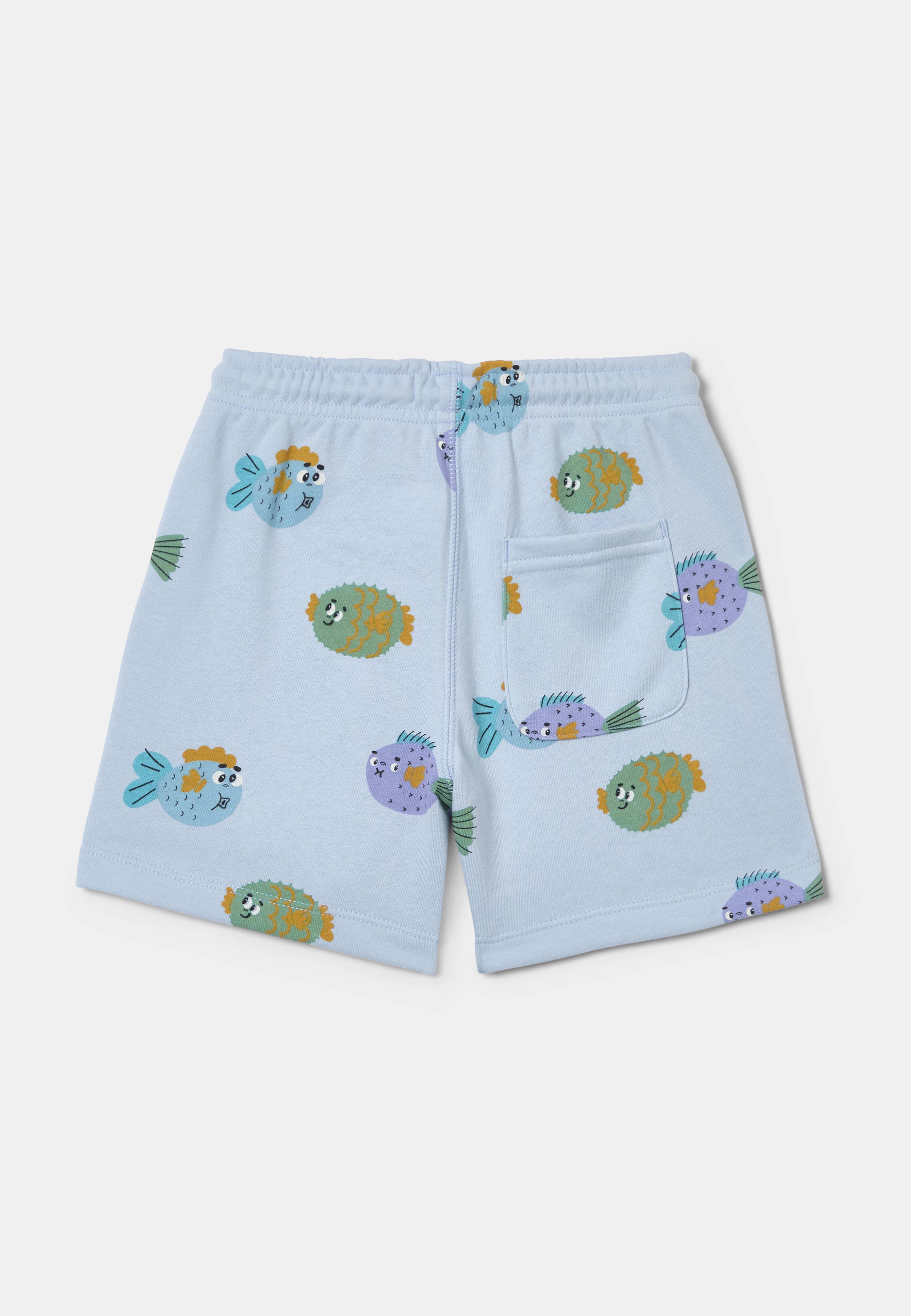 Mjukisshorts LOUIE, från RIKIKI, i färgen Multi Print. Klicka för att öppna bilden i stort format