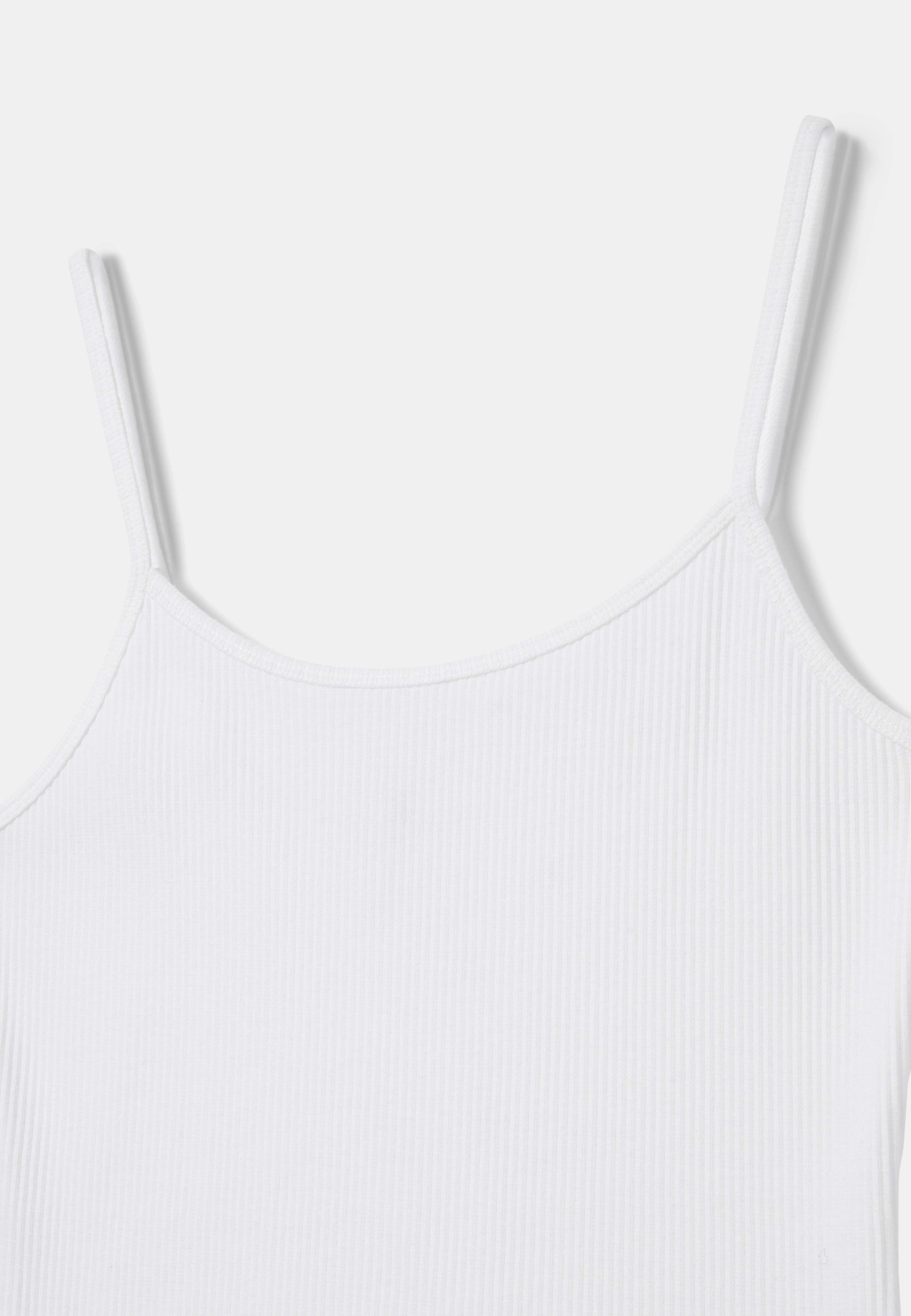 Ribbat linne ILSE, från Å WOMAN, i färgen White. Klicka för att öppna bilden i stort format