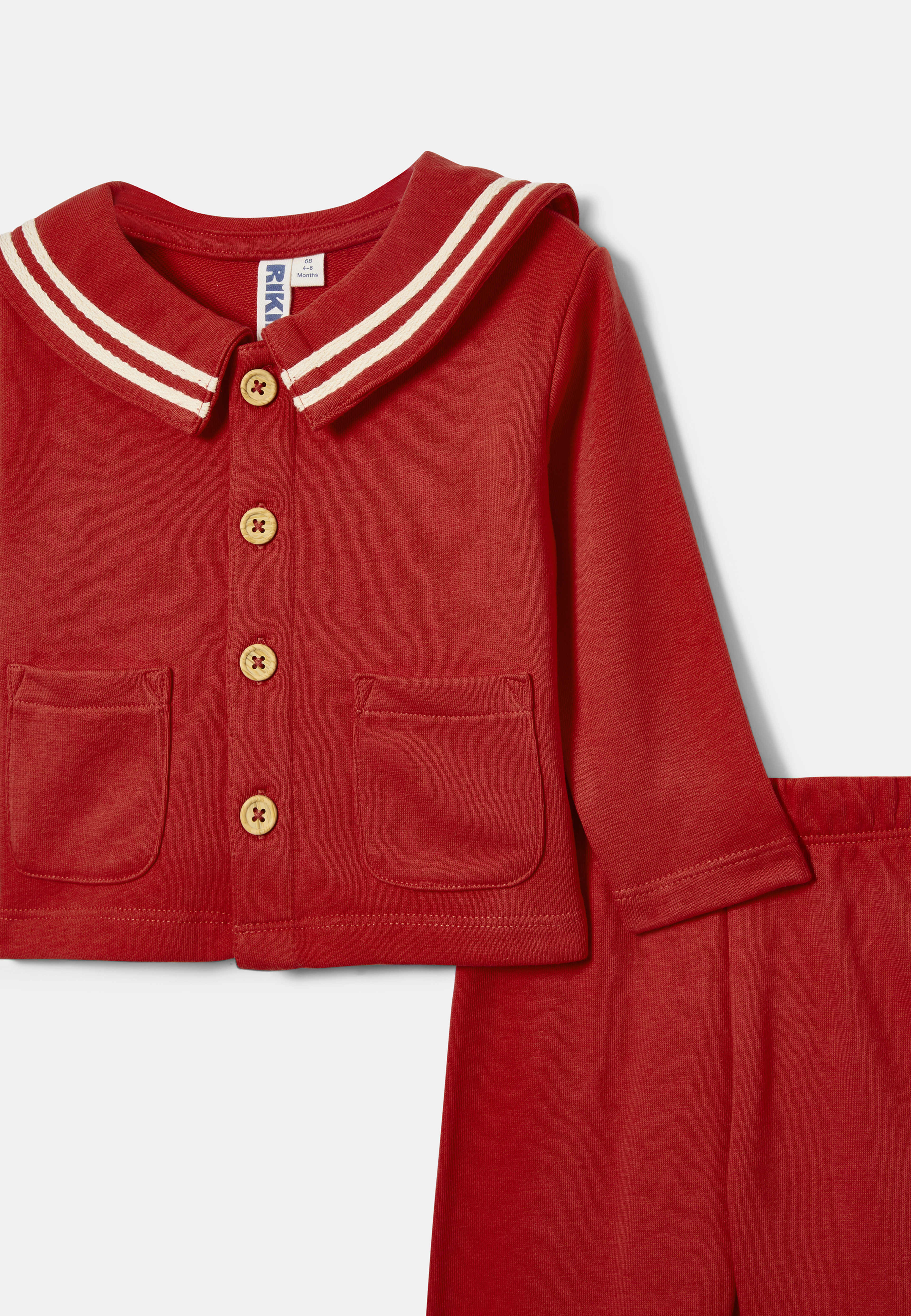 Sjömansset MARINER, från RIKIKI, i färgen Red. Klicka för att öppna bilden i stort format