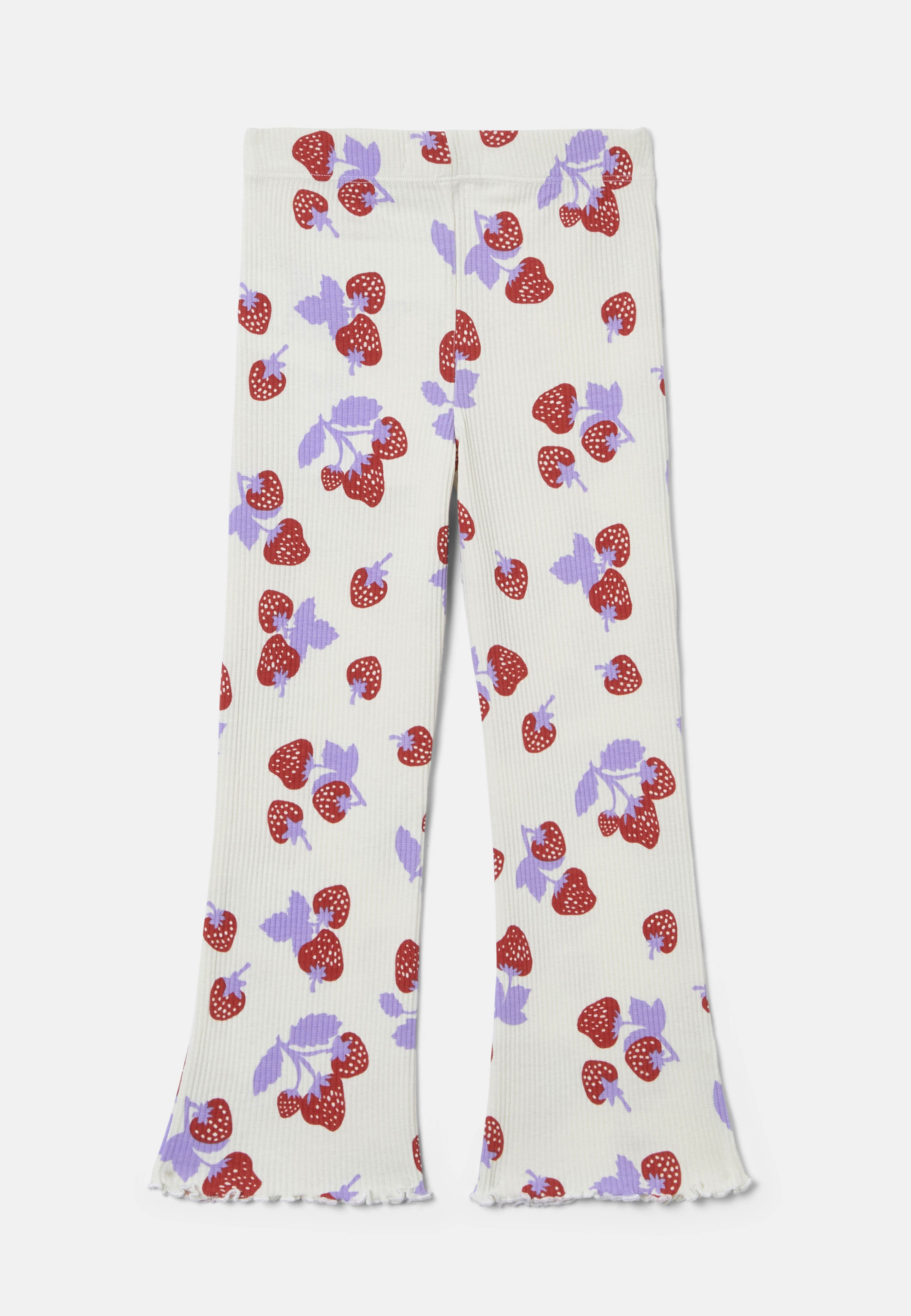 Utsvängda leggings ALBA, från RIKIKI, i färgen Strawberry. Klicka för att öppna bilden i stort format