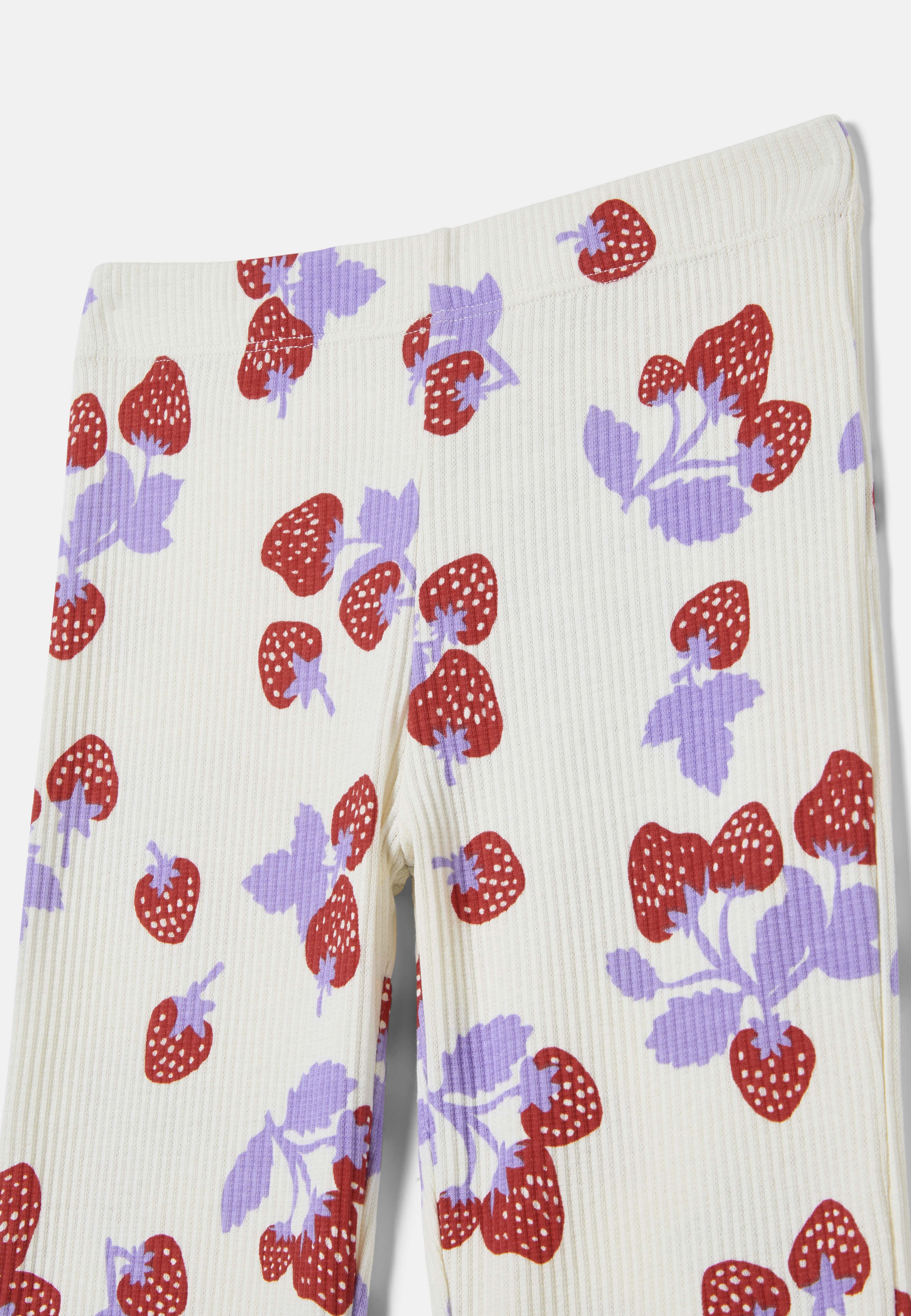 Utsvängda leggings ALBA, från RIKIKI, i färgen Strawberry. Klicka för att öppna bilden i stort format