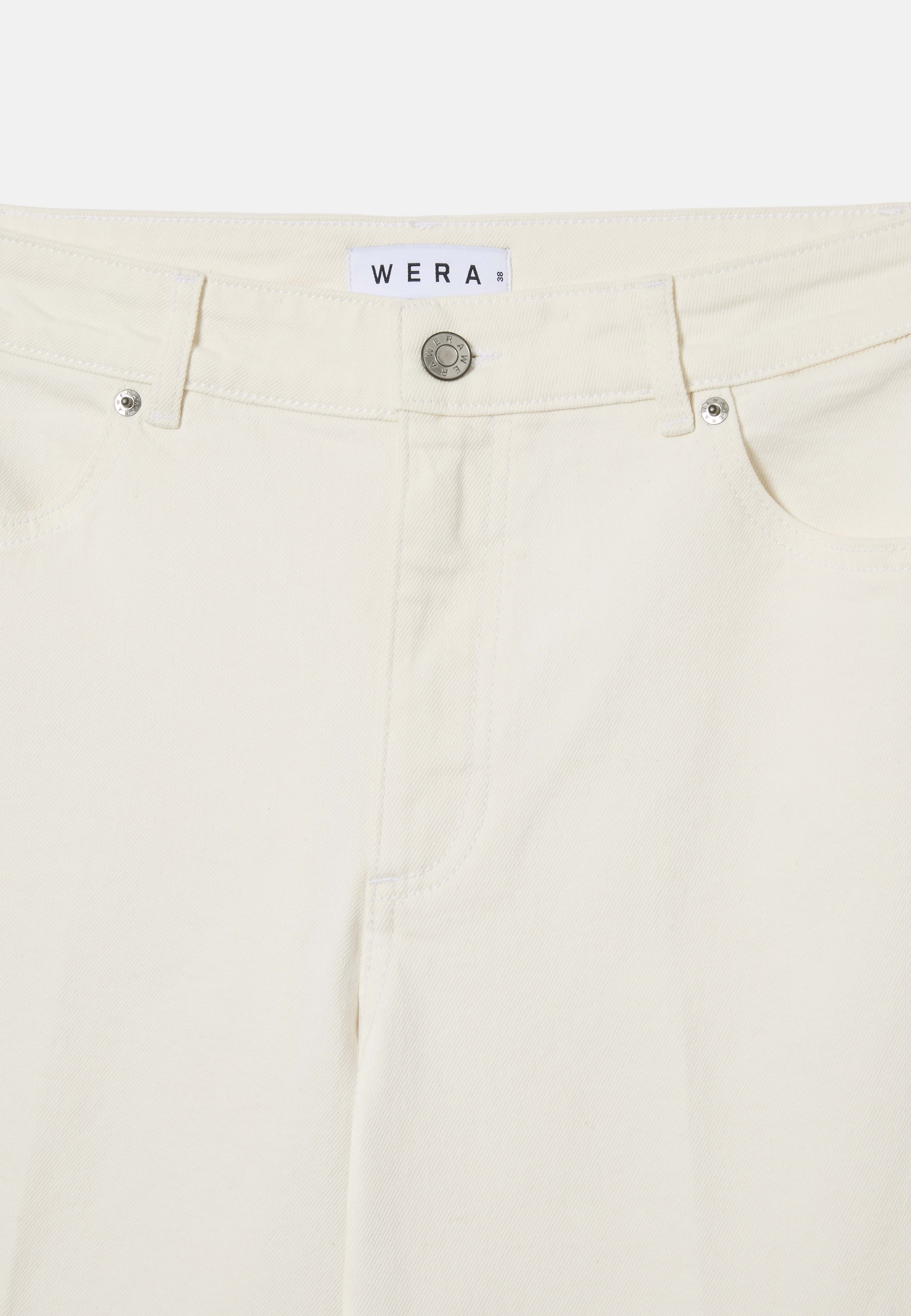 Vida byxor MARTHA, från Wera, i färgen White. Klicka för att öppna bilden i stort format