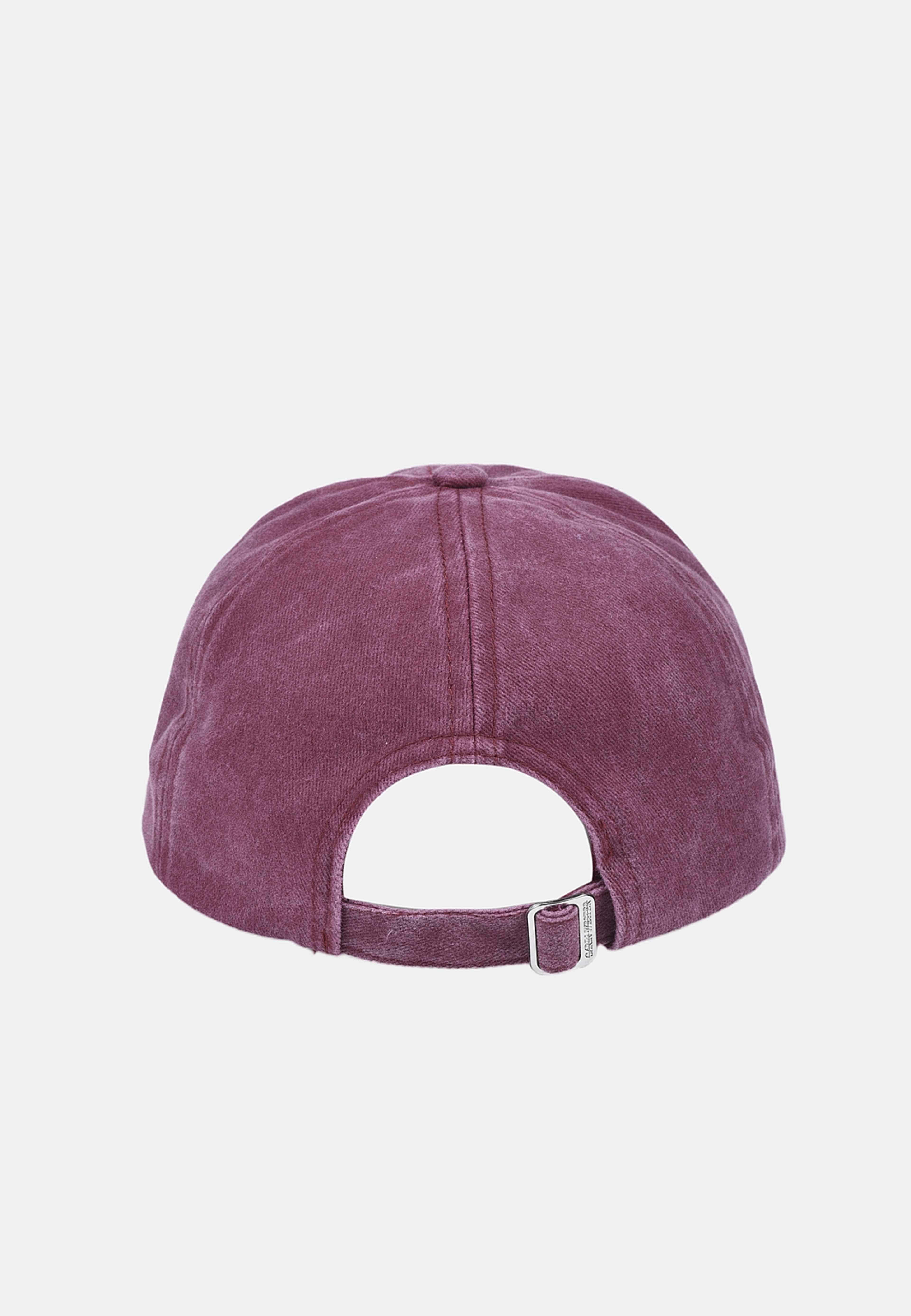 Keps med broderi ZOE, från Carin Wester, i färgen Dark Red. Klicka för att öppna bilden i stort format