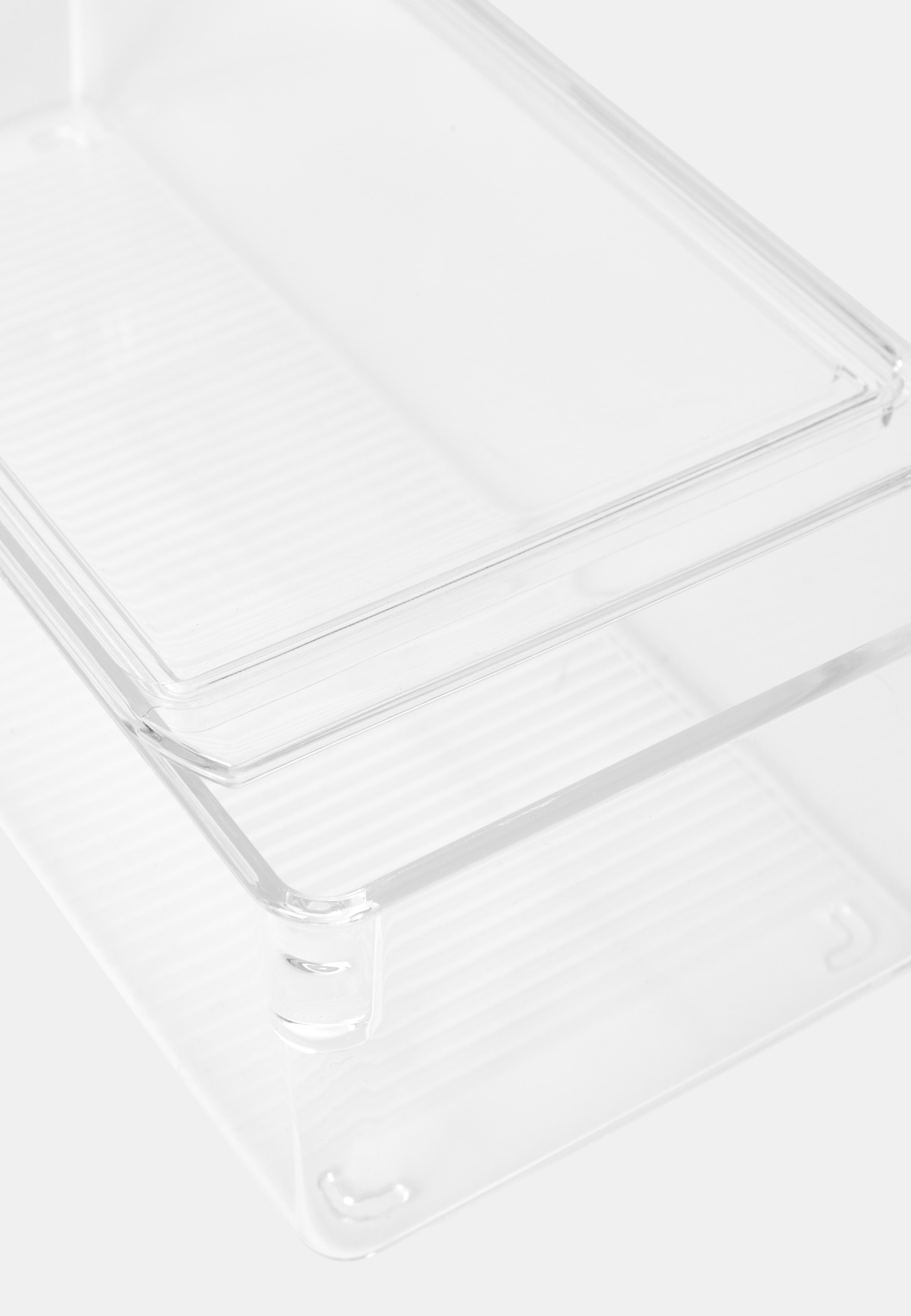 Kylskåpsförvaring med lock hög 36x15 cm, från Åhléns Home, i färgen Clear. Klicka för att öppna bilden i stort format