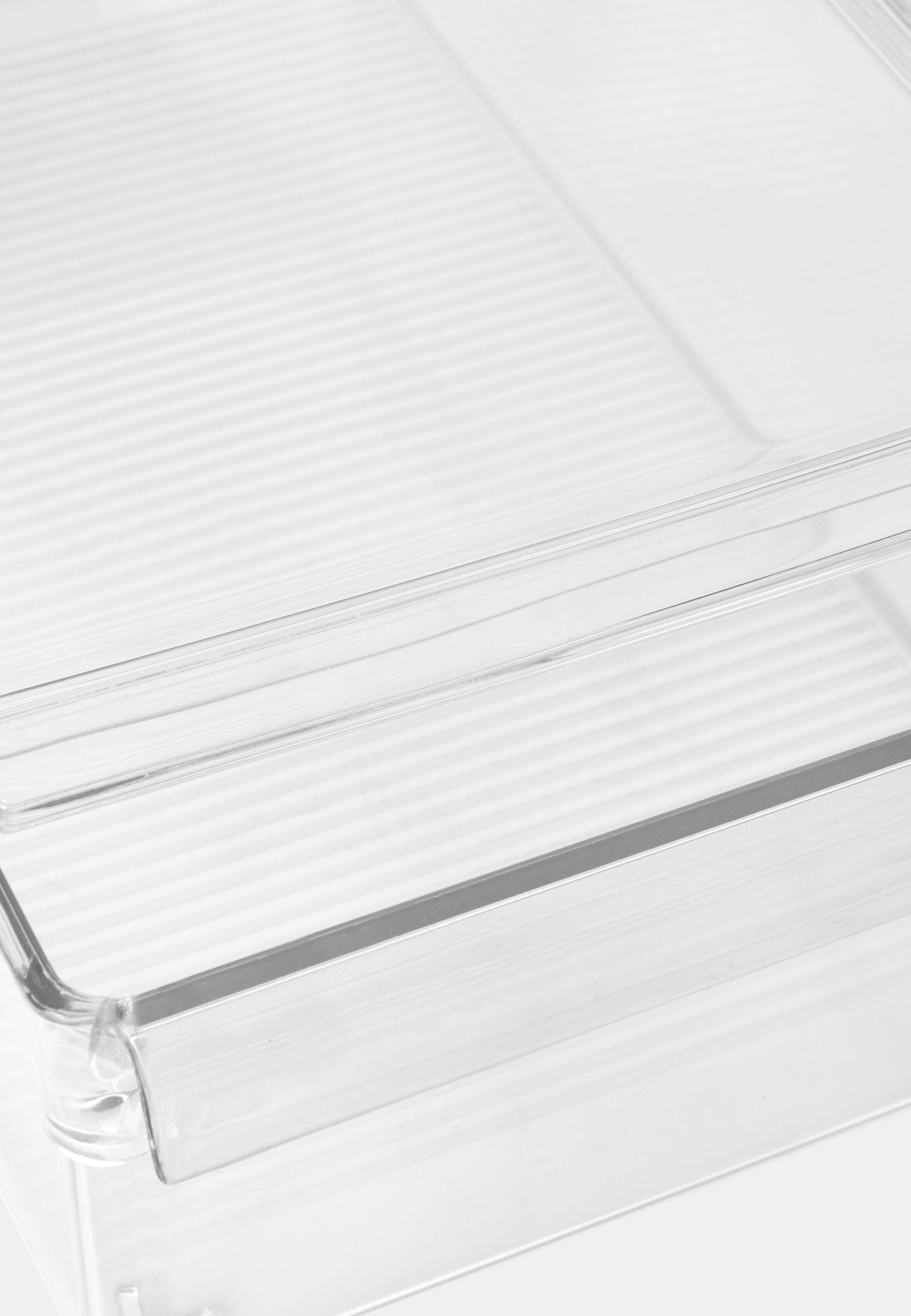 Kylskåpsförvaring med lock hög 36x20,5 cm, från Åhléns Home, i färgen Clear. Klicka för att öppna bilden i stort format