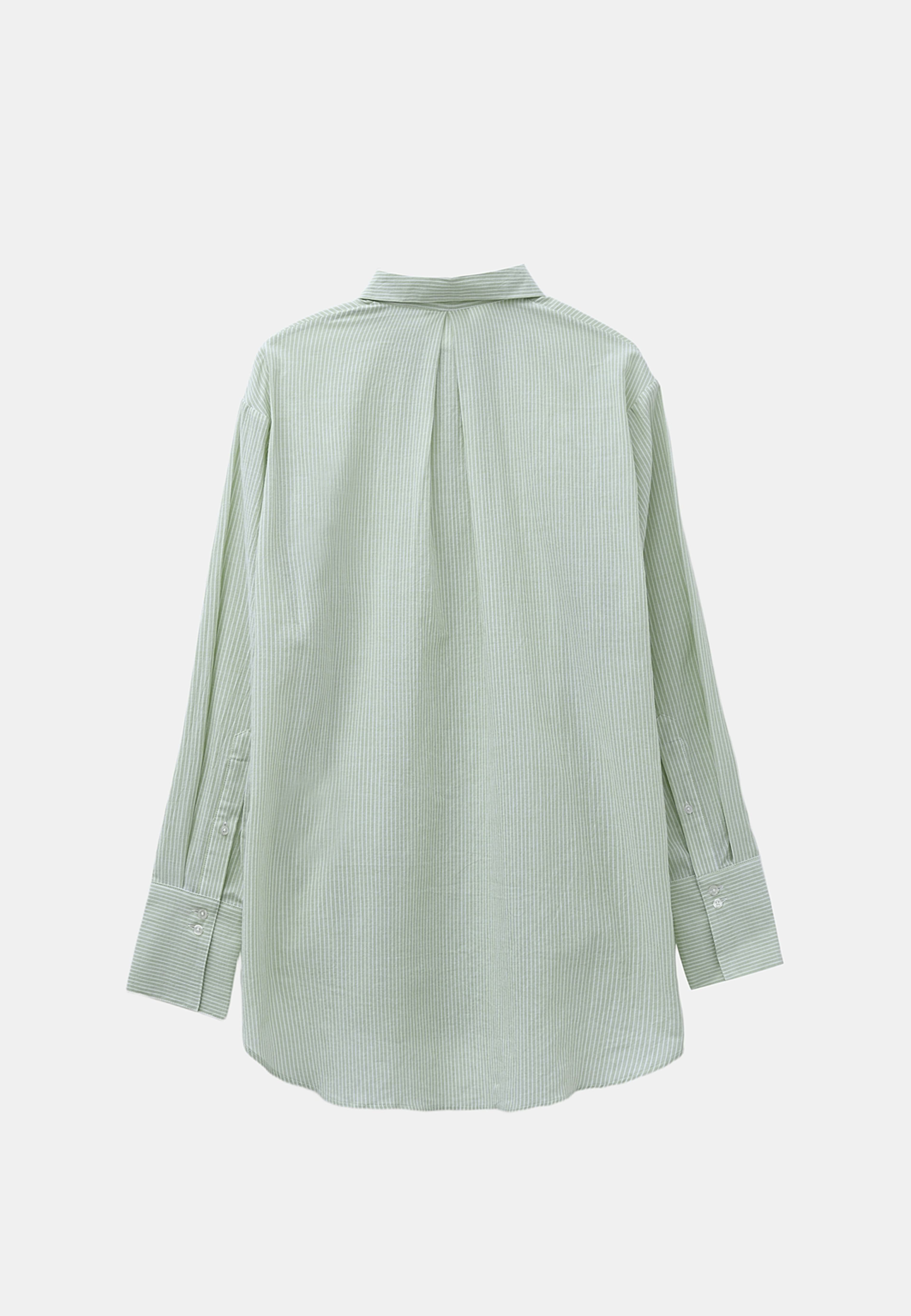 Skjorta LOLA, från Å WOMAN, i färgen Light Green. Klicka för att öppna bilden i stort format