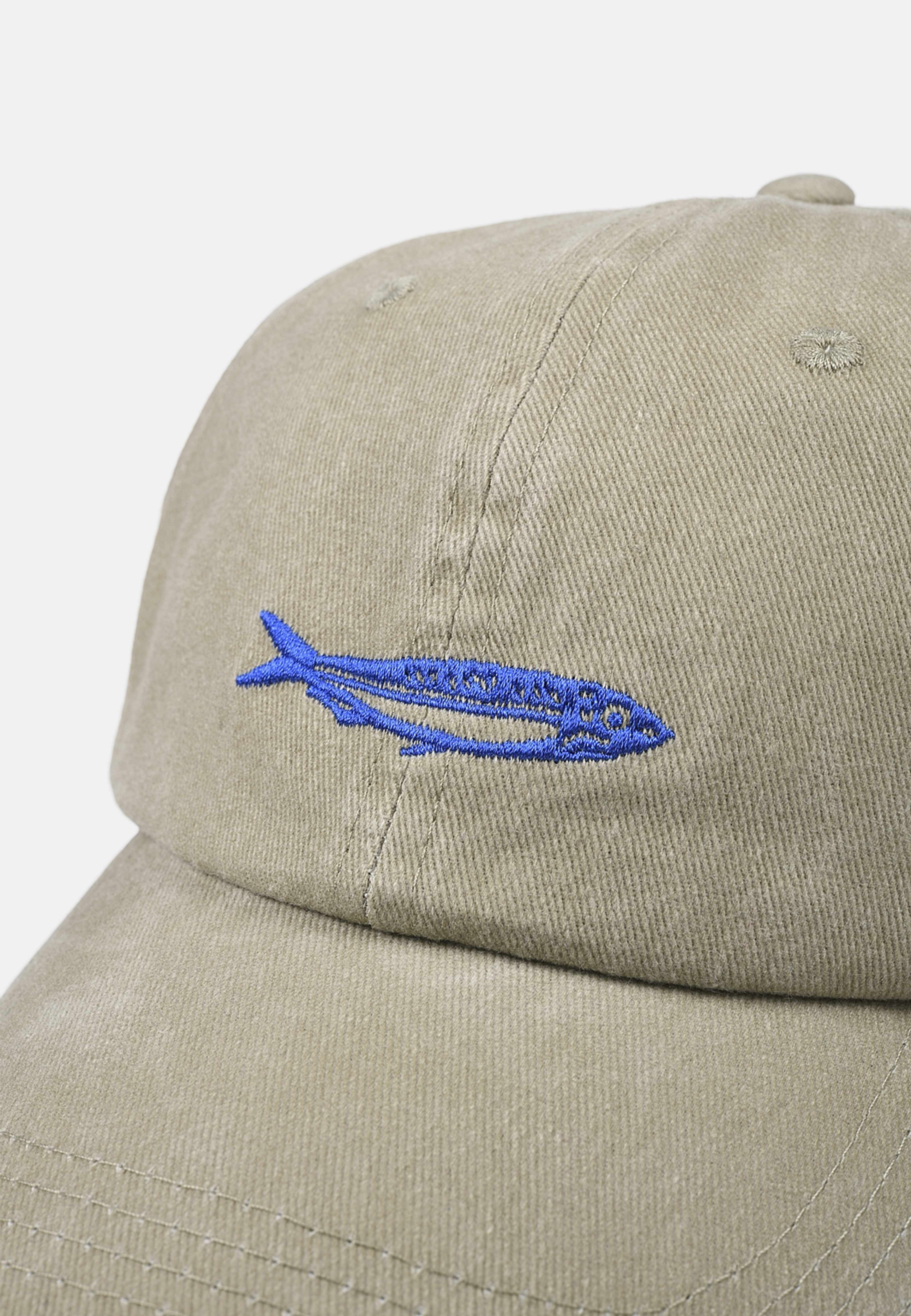 Keps med broderie WILLE, från NORVIE, i färgen Beige. Klicka för att öppna bilden i stort format