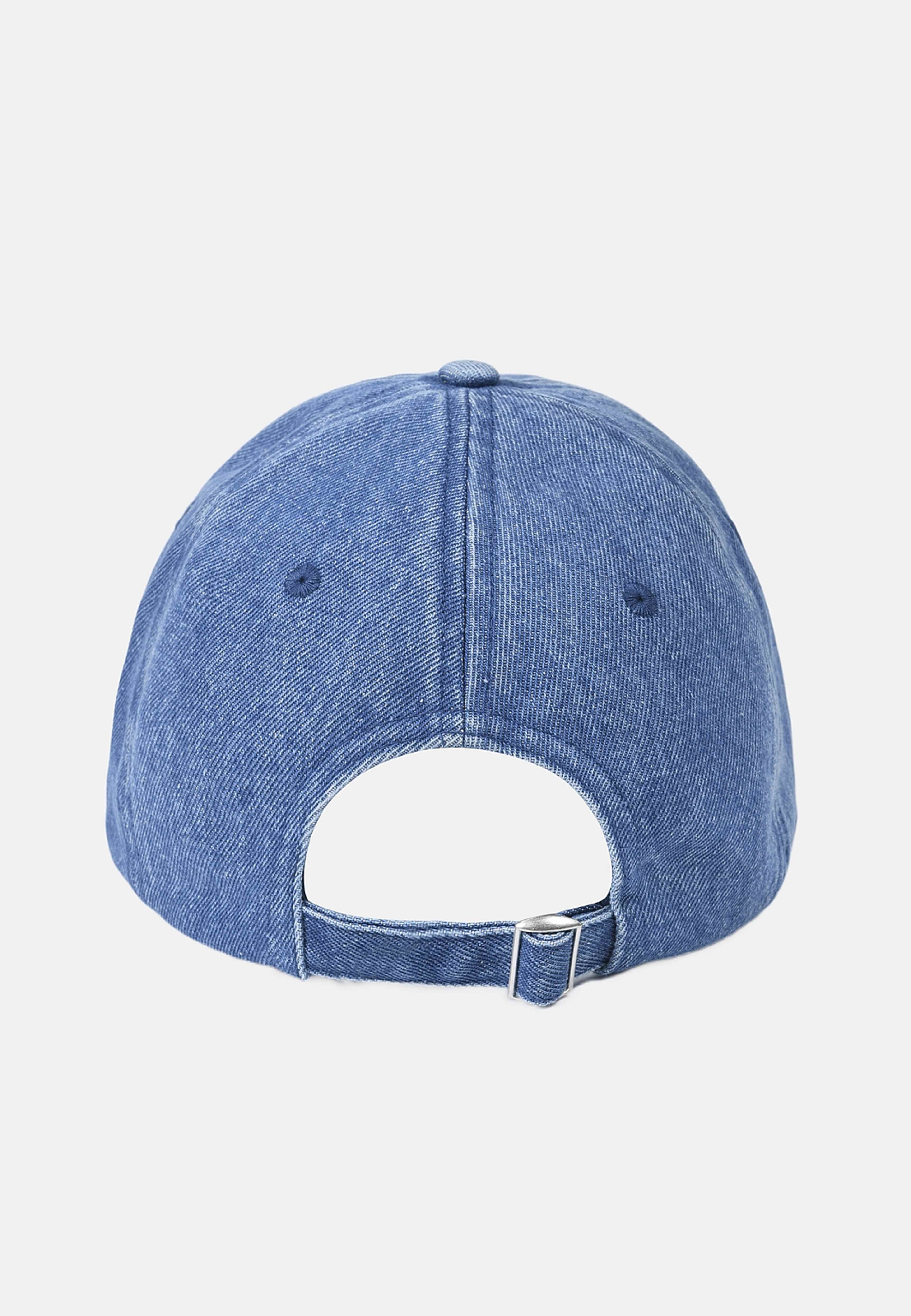 Stentvättad denimkeps BRITNEY, från Carin Wester, i färgen Light Blue. Klicka för att öppna bilden i stort format