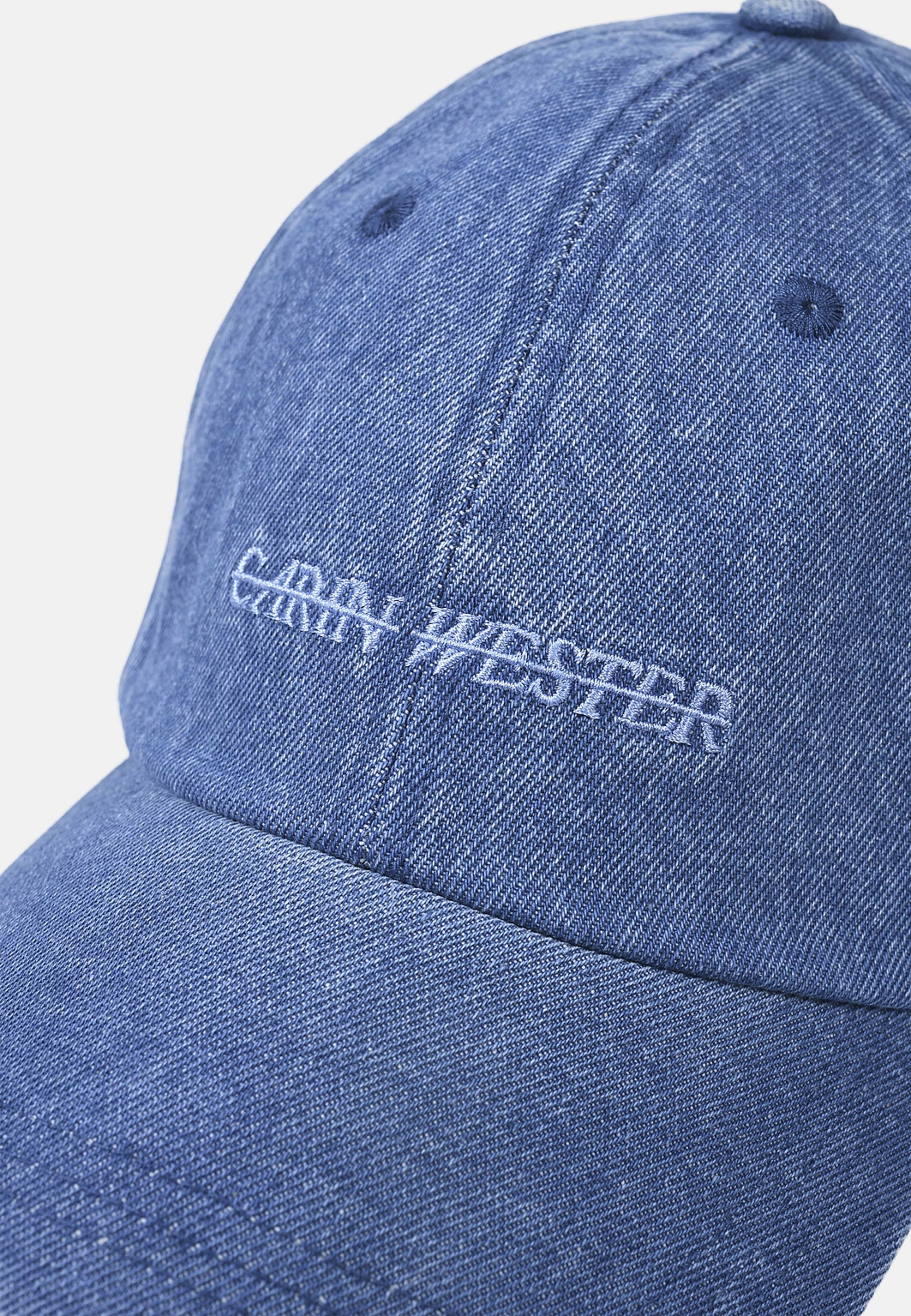 Stentvättad denimkeps BRITNEY, från Carin Wester, i färgen Light Blue. Klicka för att öppna bilden i stort format