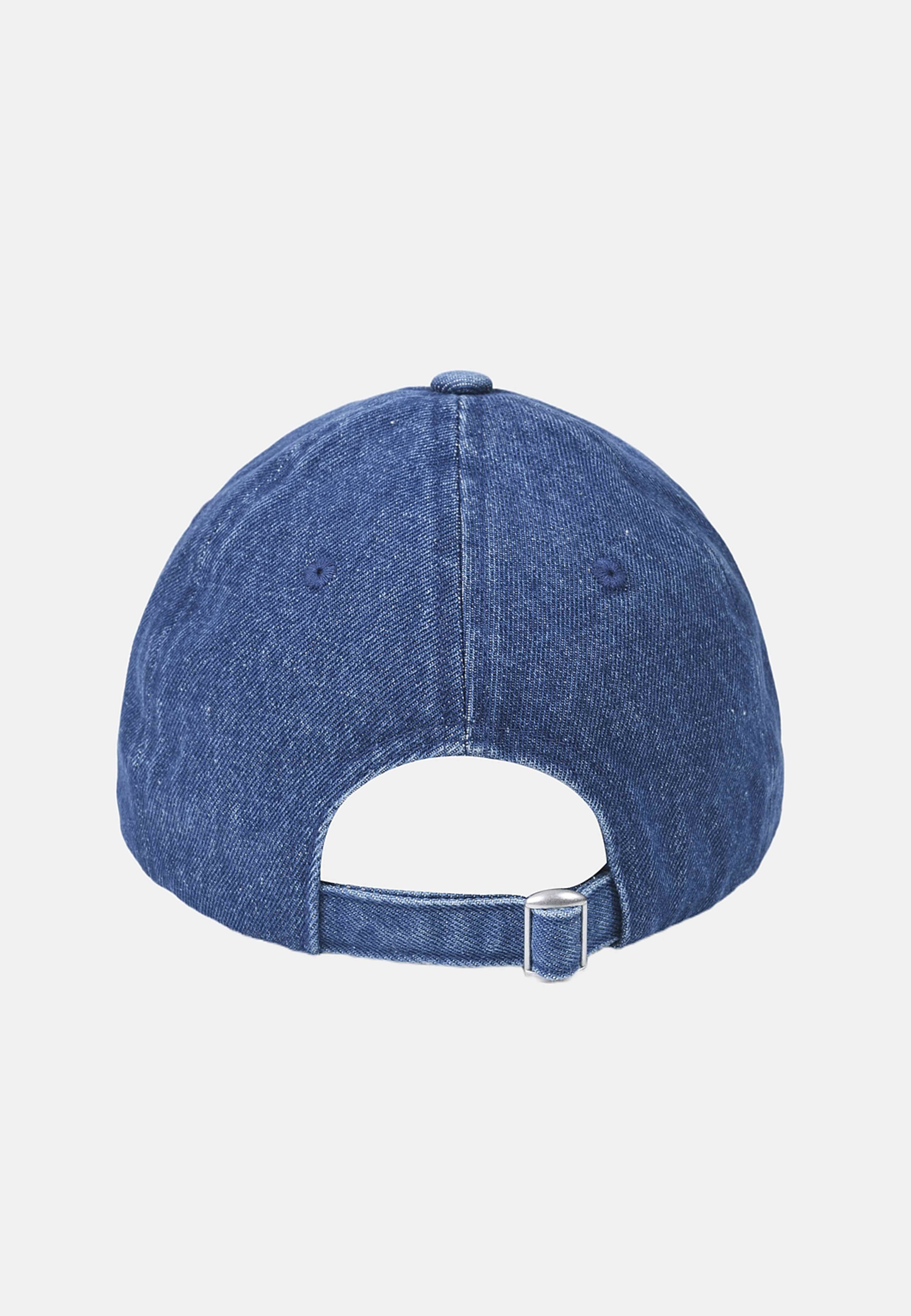 Stentvättad denimkeps BRITNEY, från Carin Wester, i färgen Dark Blue. Klicka för att öppna bilden i stort format