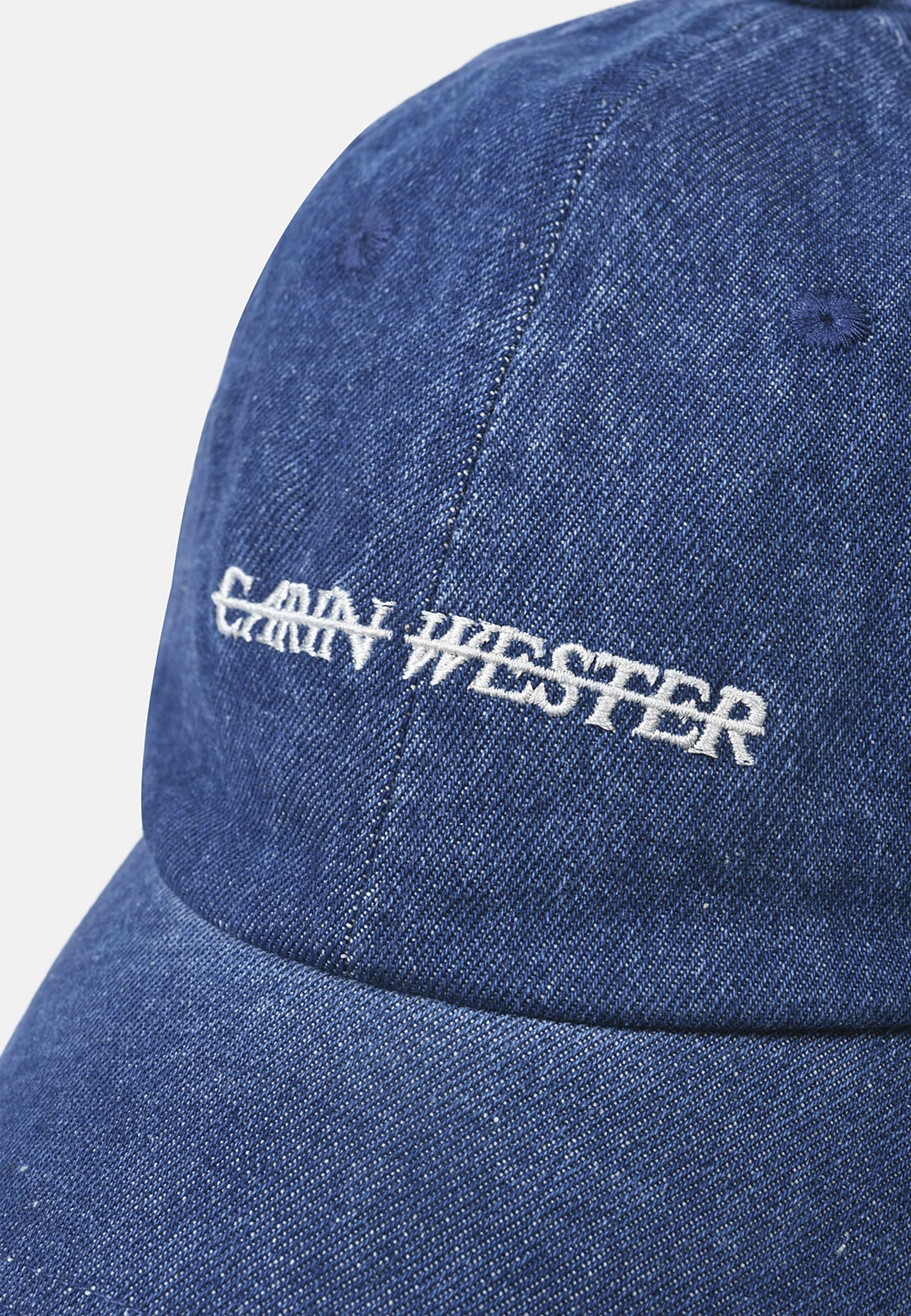 Stentvättad denimkeps BRITNEY, från Carin Wester, i färgen Dark Blue. Klicka för att öppna bilden i stort format