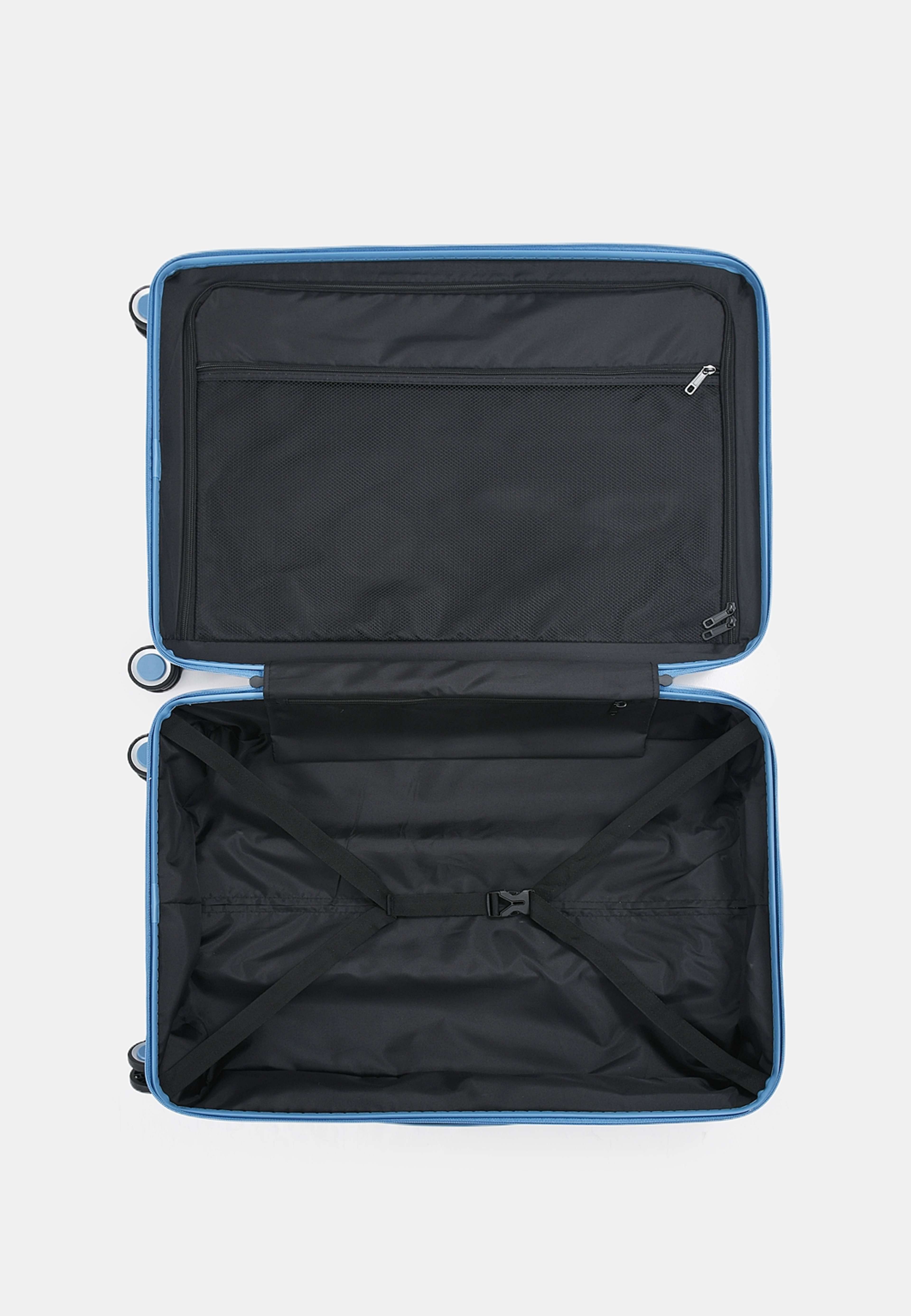 Resväska BERLIN 66 cm 60 L, från Monteroc, i färgen Blue. Klicka för att öppna bilden i stort format