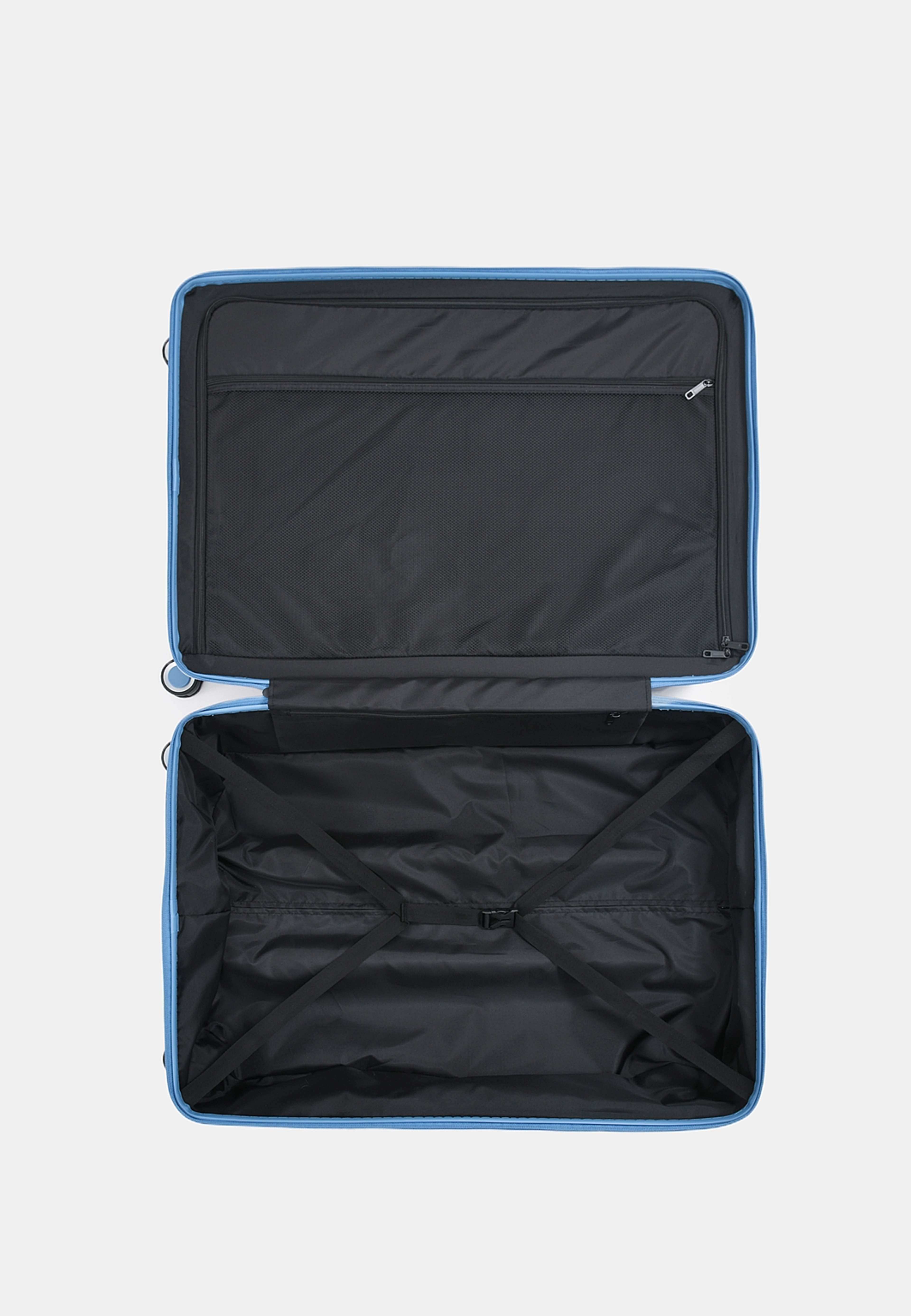 Resväska BERLIN 75 cm 100 L, från Monteroc, i färgen Blue. Klicka för att öppna bilden i stort format