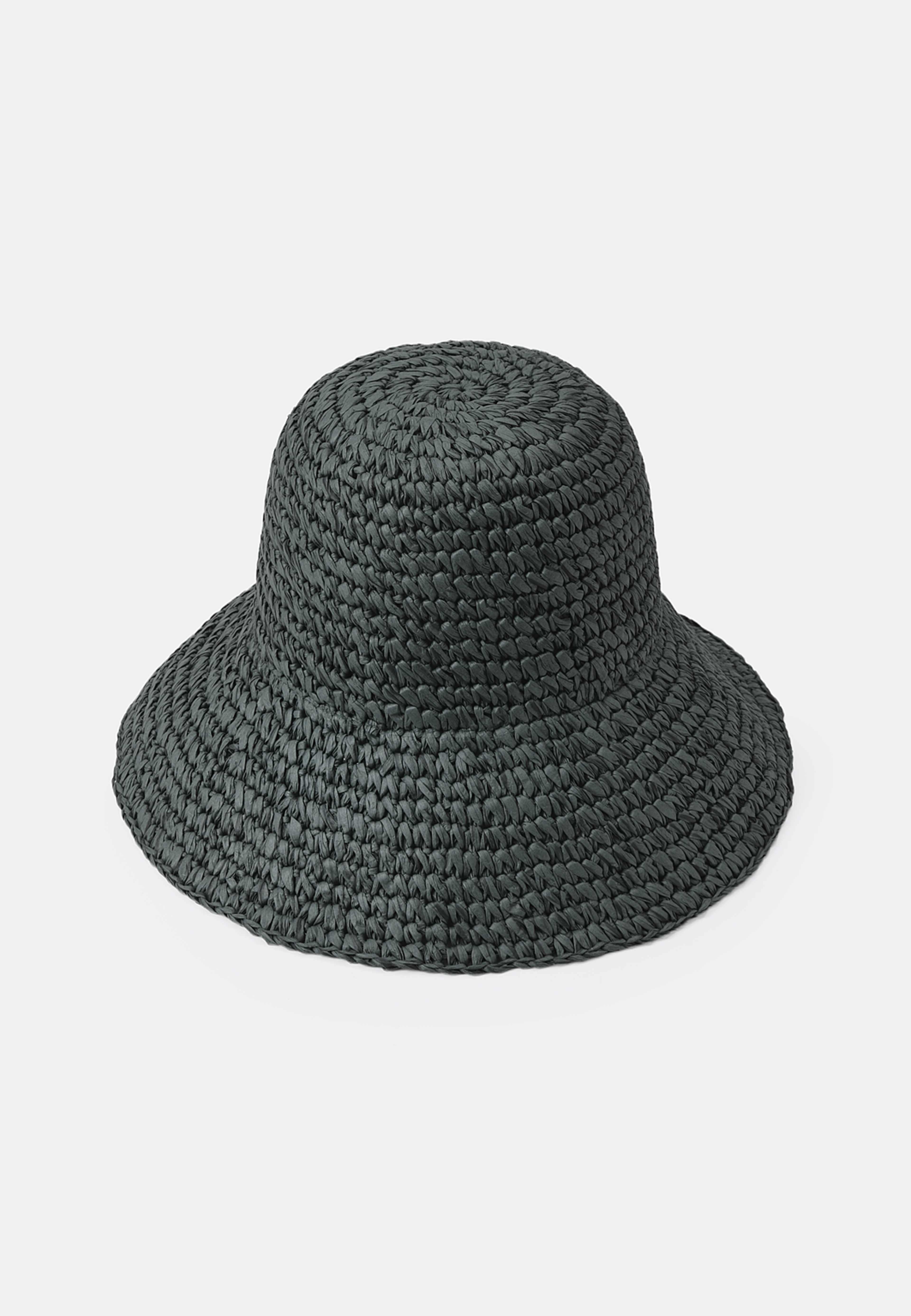 Stråhatt JANICE, från Carin Wester, i färgen Dark Green. Klicka för att öppna bilden i stort format