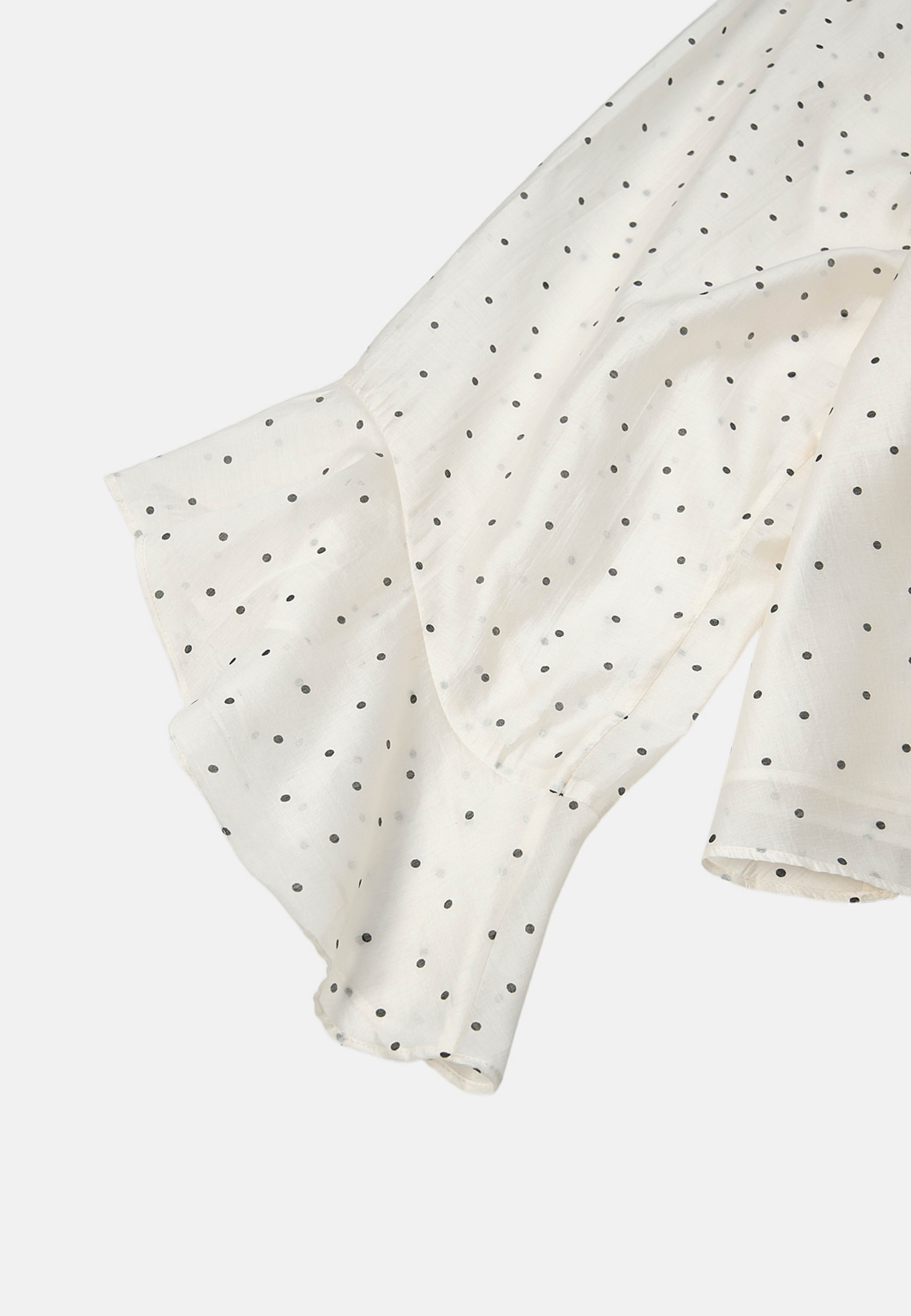 Blus i tencel POIS, från Wera, i färgen Dots. Klicka för att öppna bilden i stort format