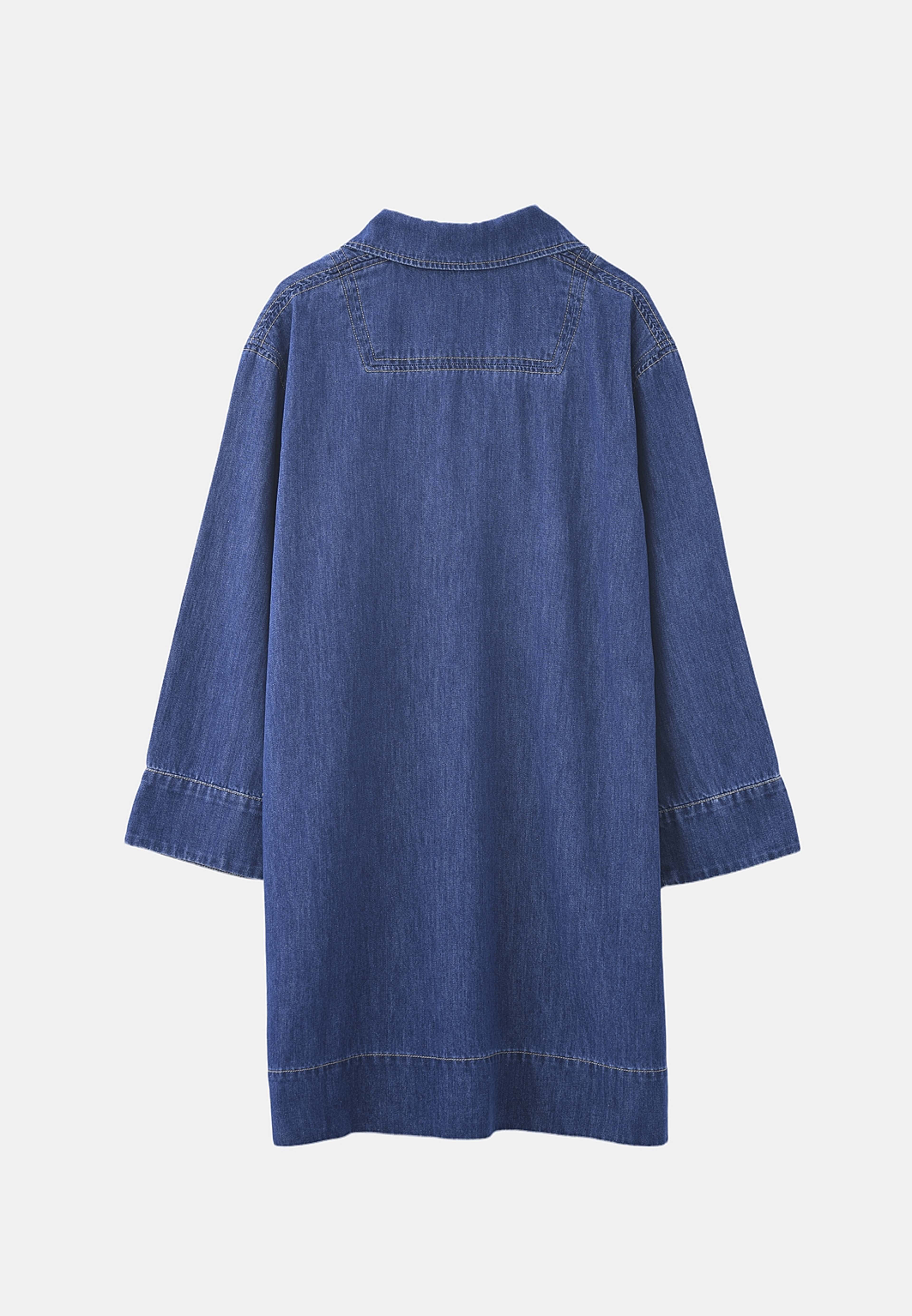 Jeansklänning LIBBY, från Carin Wester, i färgen Mid Blue. Klicka för att öppna bilden i stort format