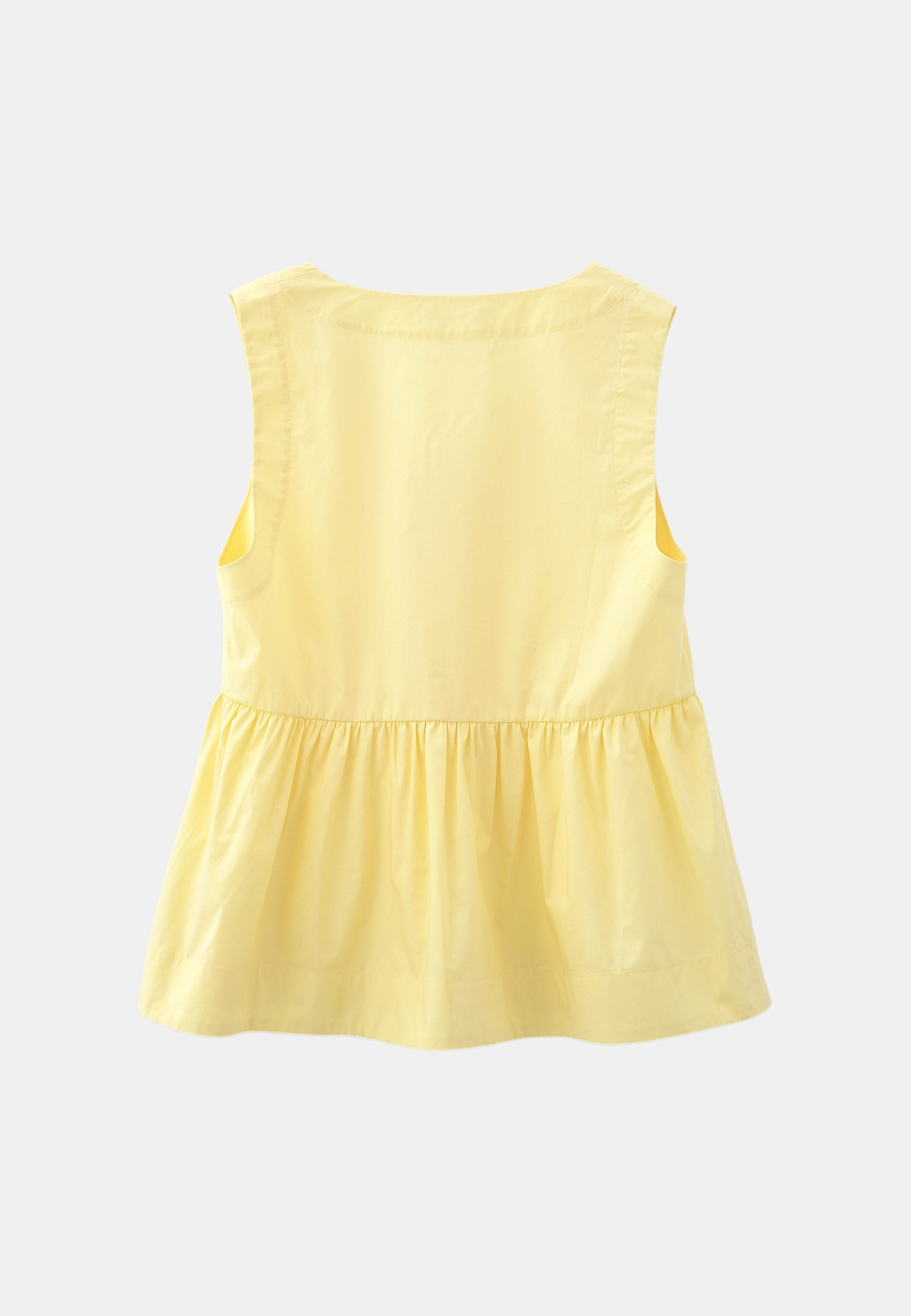 Ärmlös blus FARI, från Carin Wester, i färgen Light Yellow. Klicka för att öppna bilden i stort format