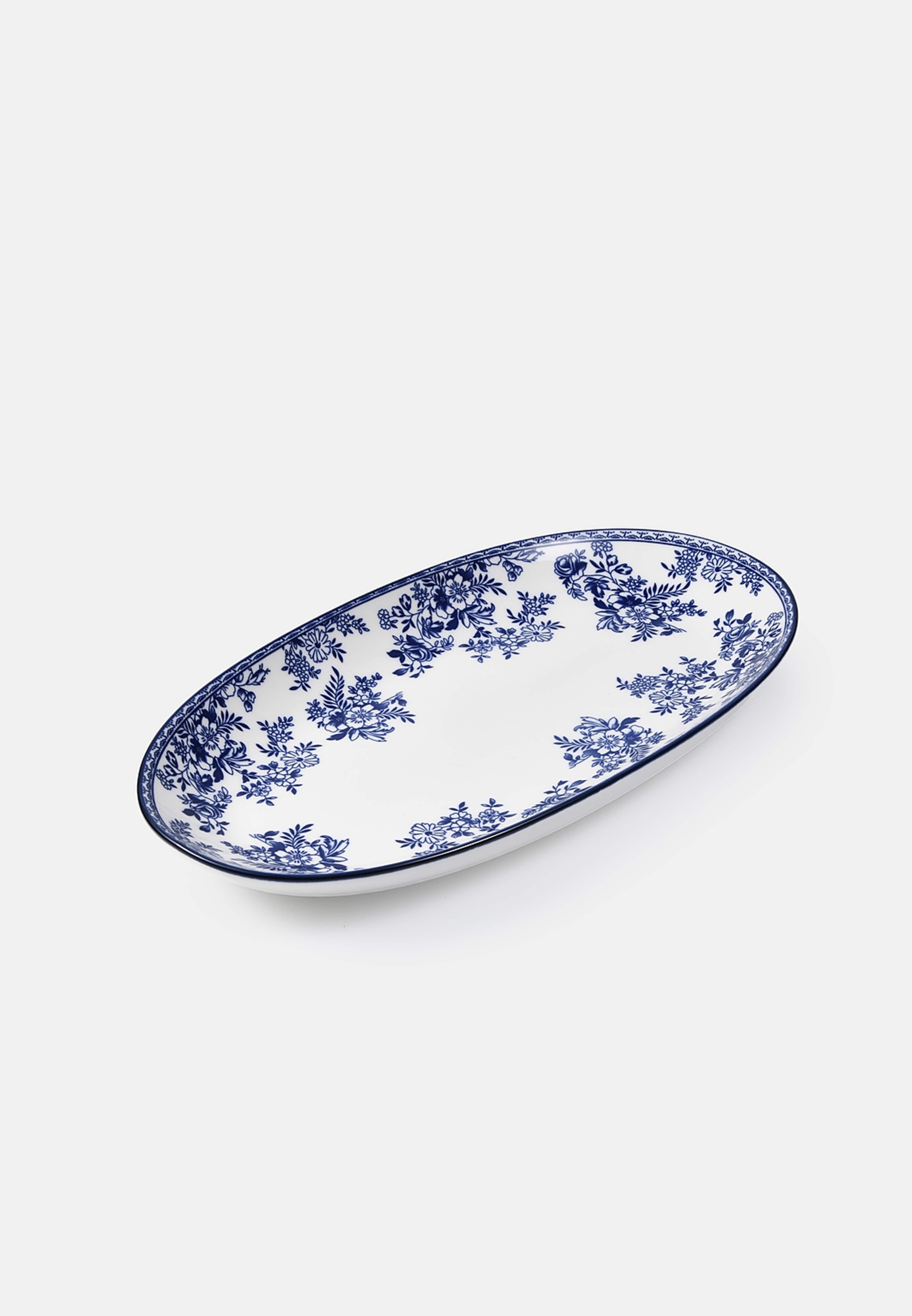 Serveringsfat STINA 30x17 cm, från Åhléns Home, i färgen Blue. Klicka för att öppna bilden i stort format