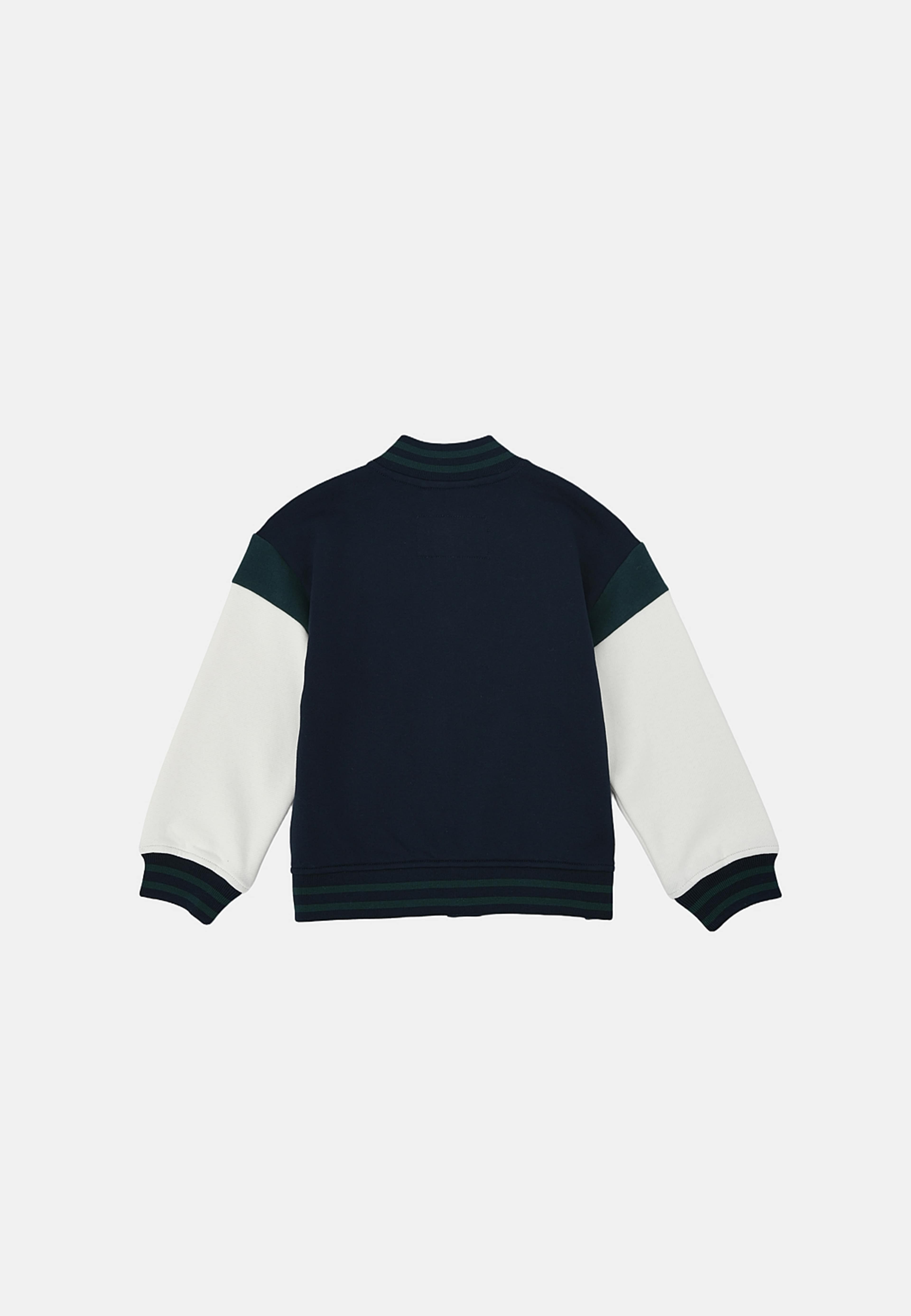 Baseballjacka ALBERT, från RIKIKI, i färgen Navy. Klicka för att öppna bilden i stort format