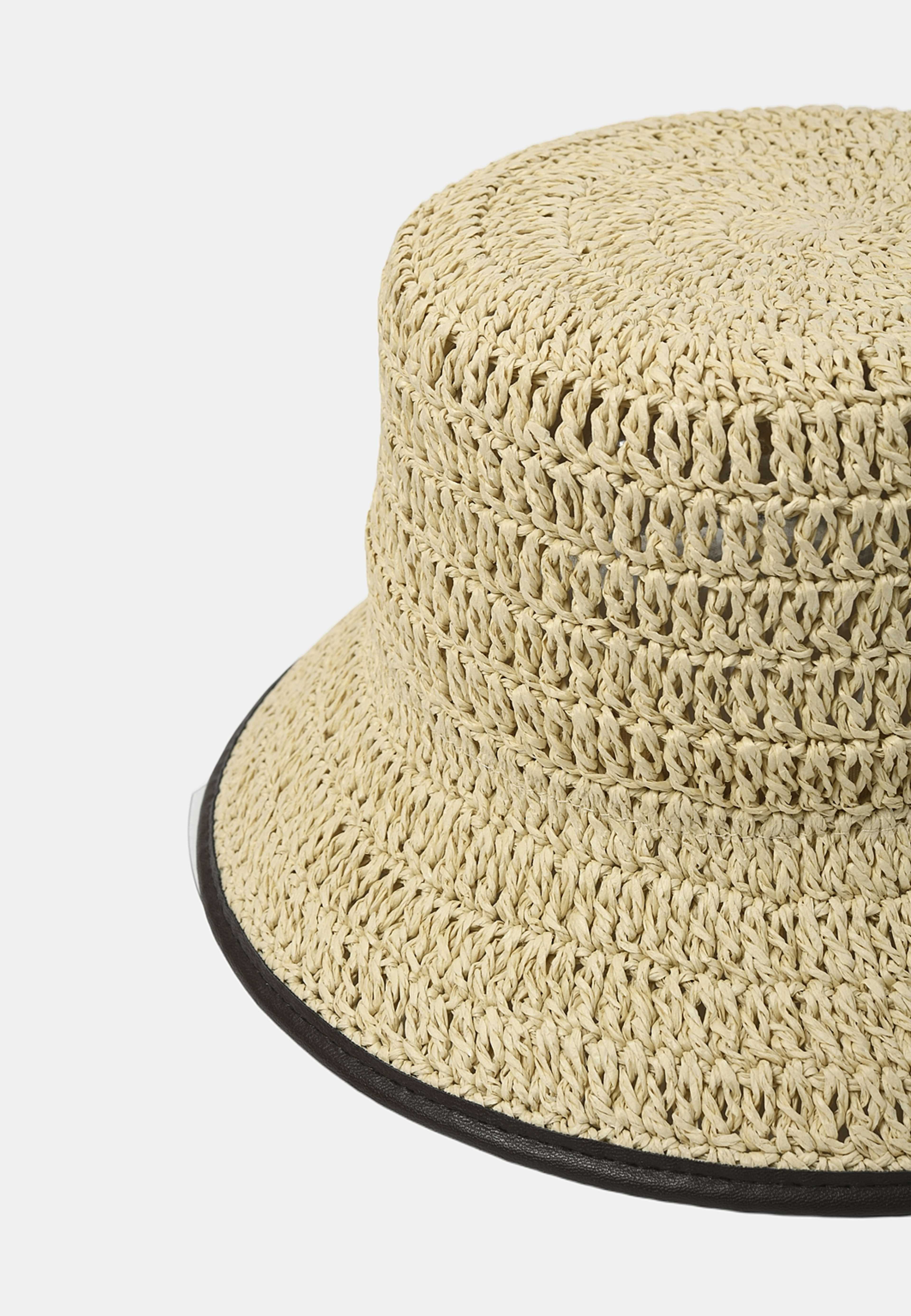Stråhatt FLORA, från Carin Wester, i färgen Nature. Klicka för att öppna bilden i stort format