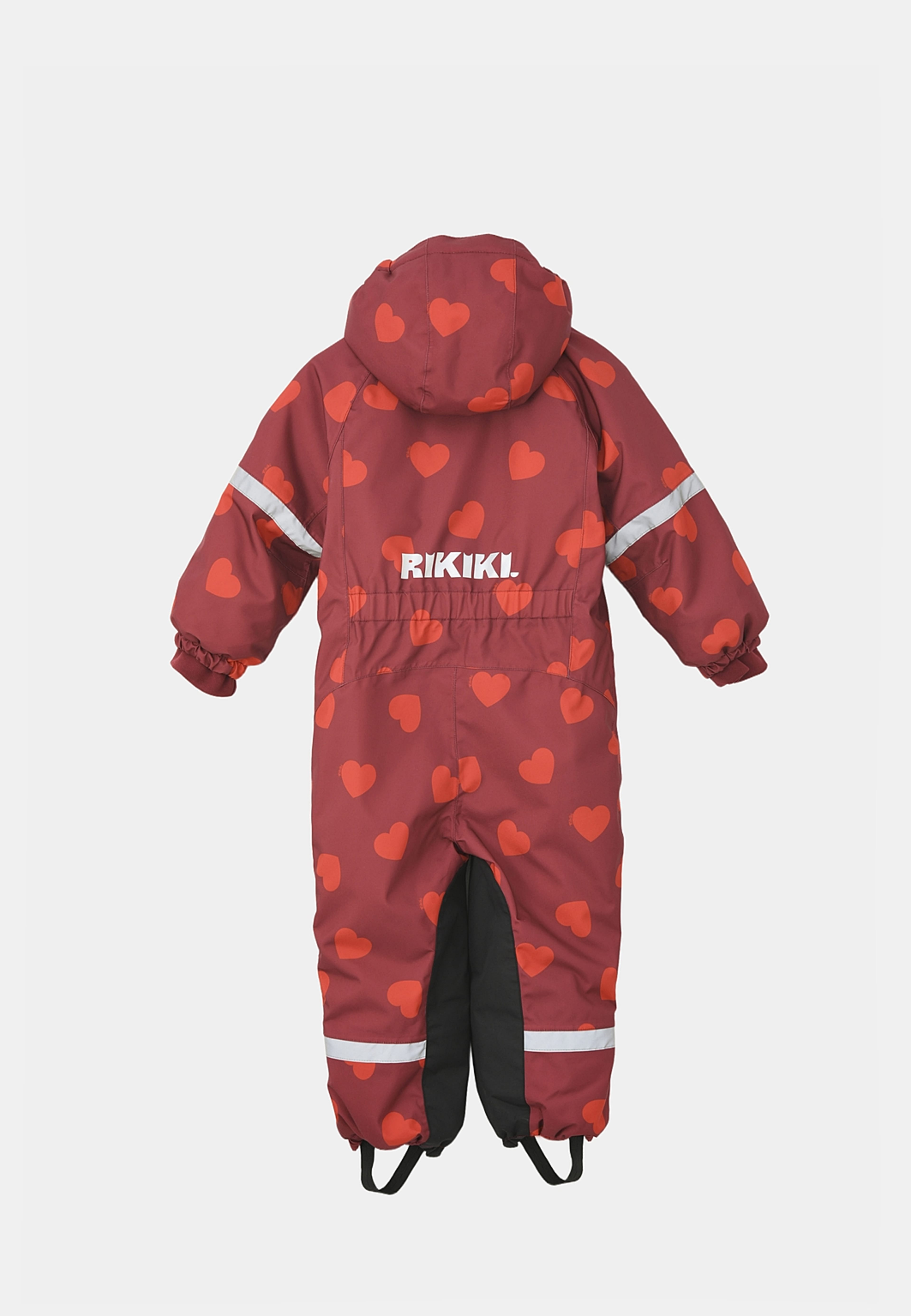 Overall WINTER, från RIKIKI, i färgen Red Heart. Klicka för att öppna bilden i stort format