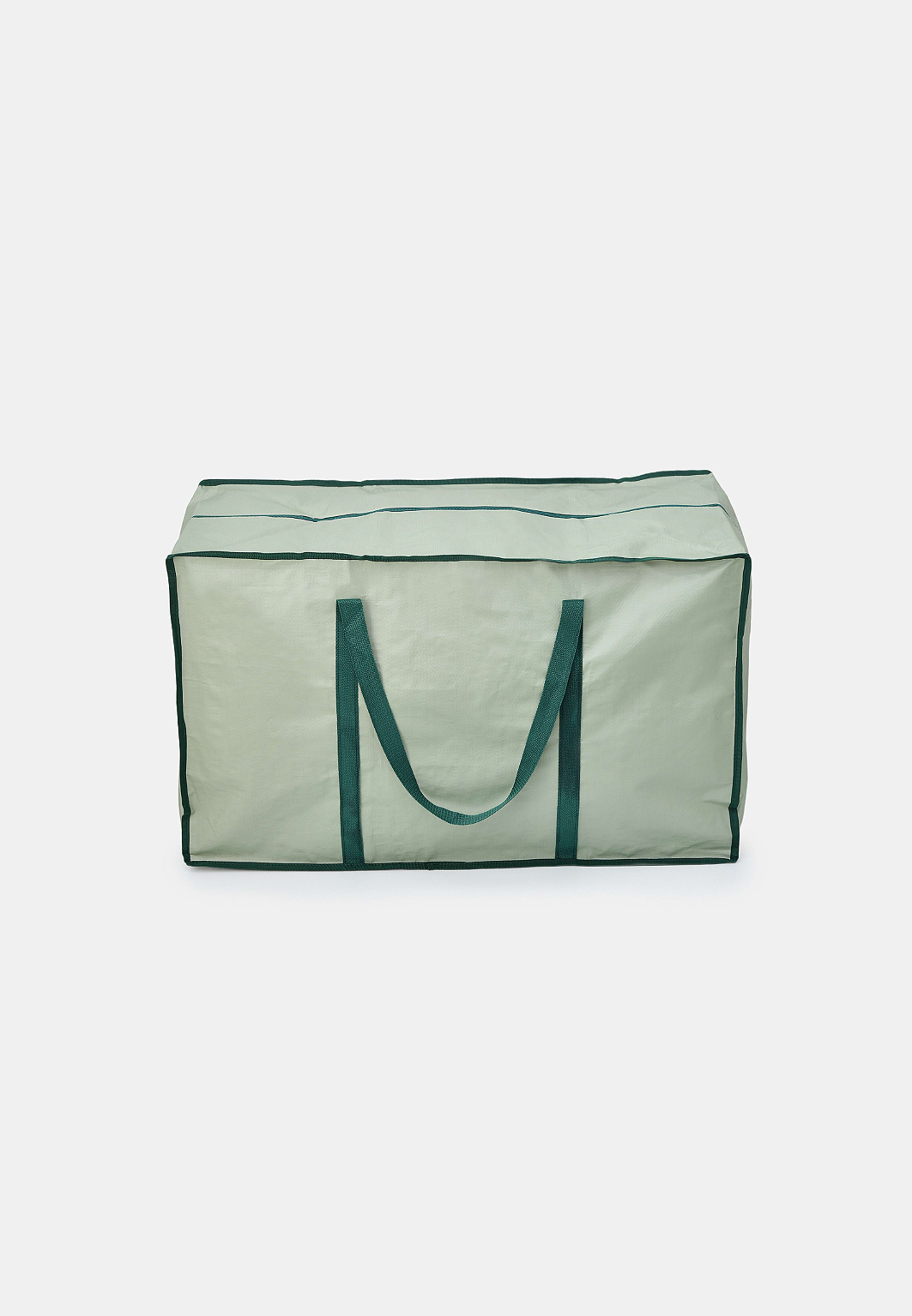 Förvaringsväska SHOPPER 80x38x49 cm, från Åhléns Home, i färgen Mid Green. Klicka för att öppna bilden i stort format