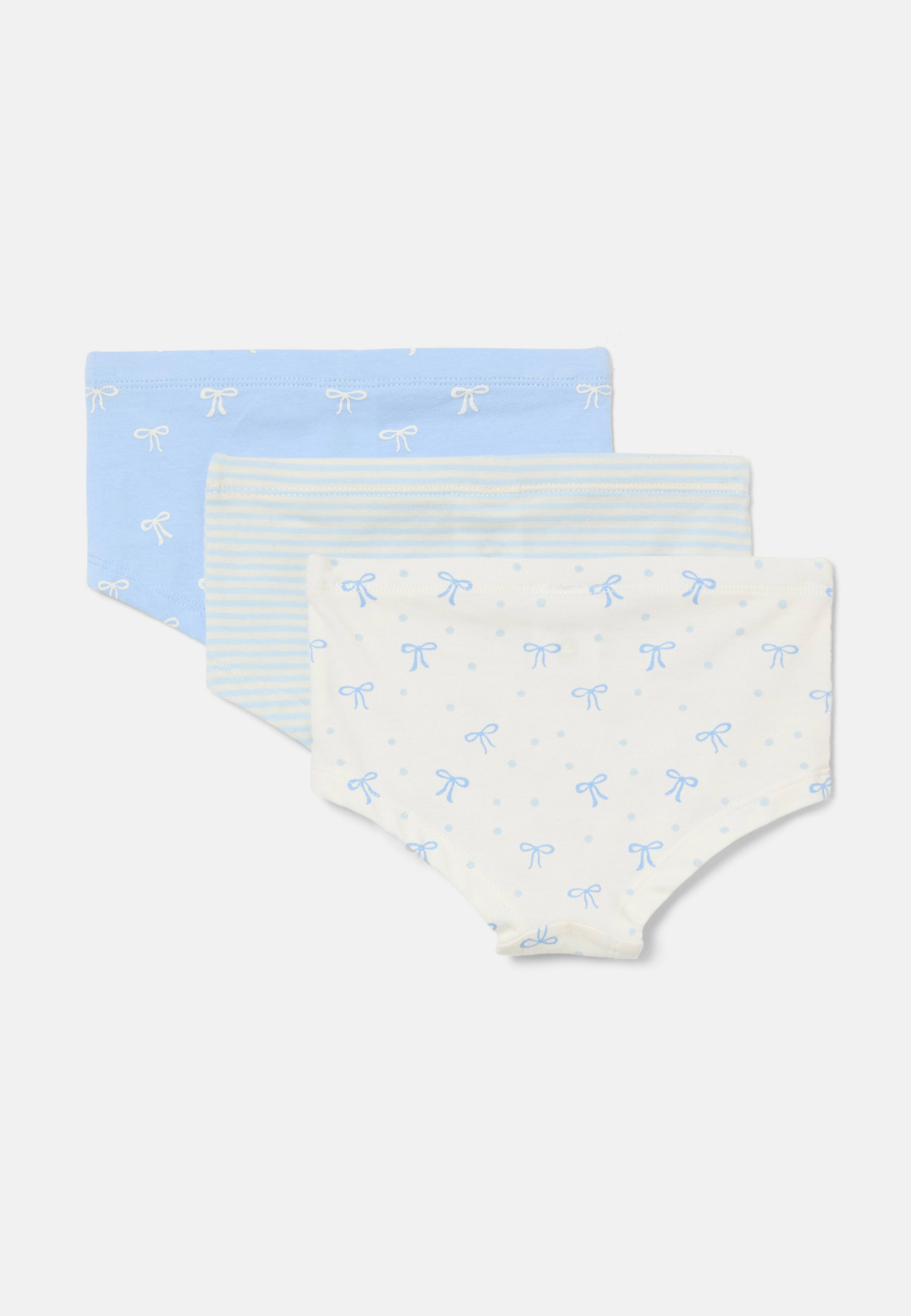 Hipstertrosor TANJA, 3-pack, från RIKIKI, i färgen Blue. Klicka för att öppna bilden i stort format