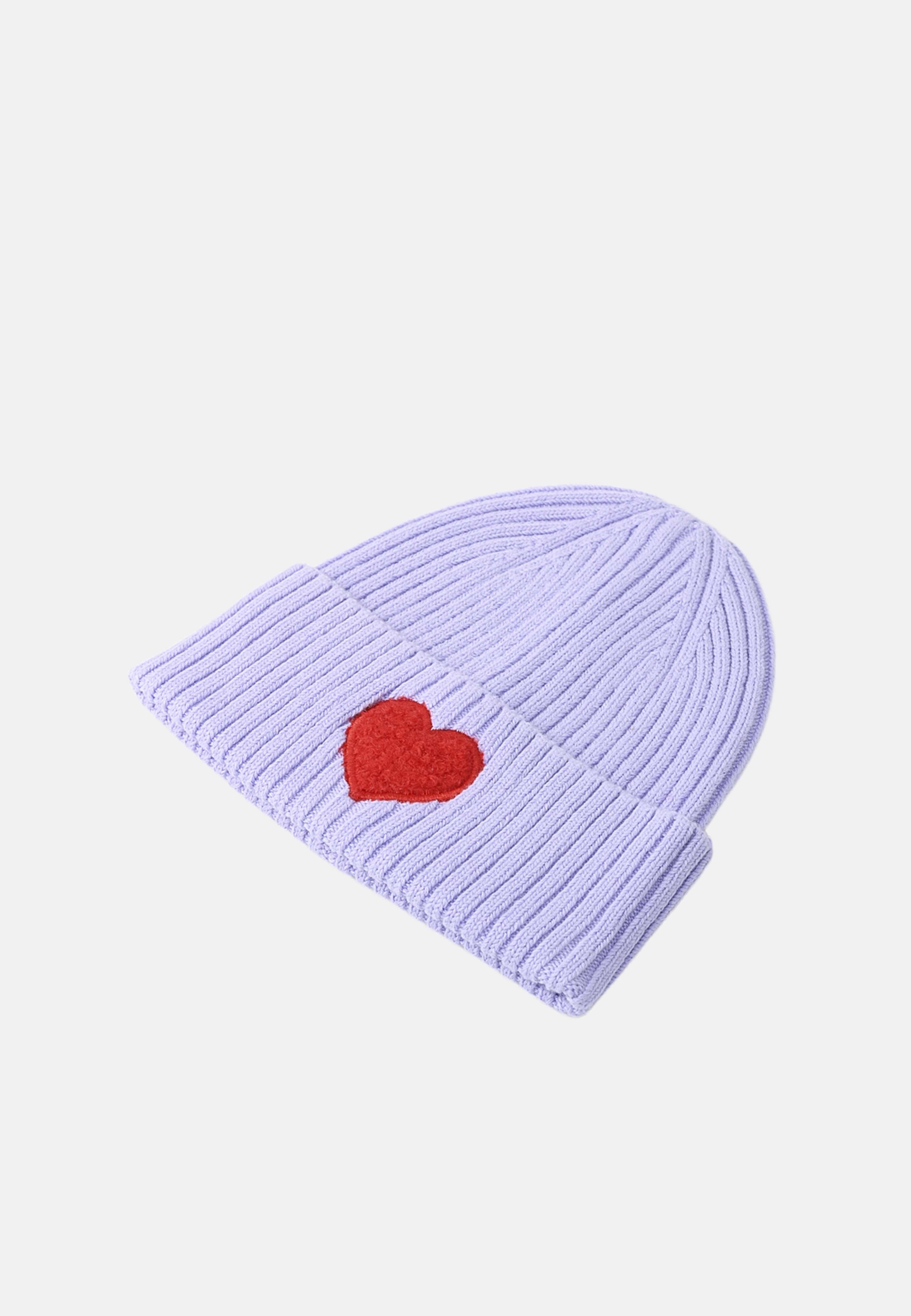 Stickad mössa NORTH, från RIKIKI, i färgen Lilac. Klicka för att öppna bilden i stort format