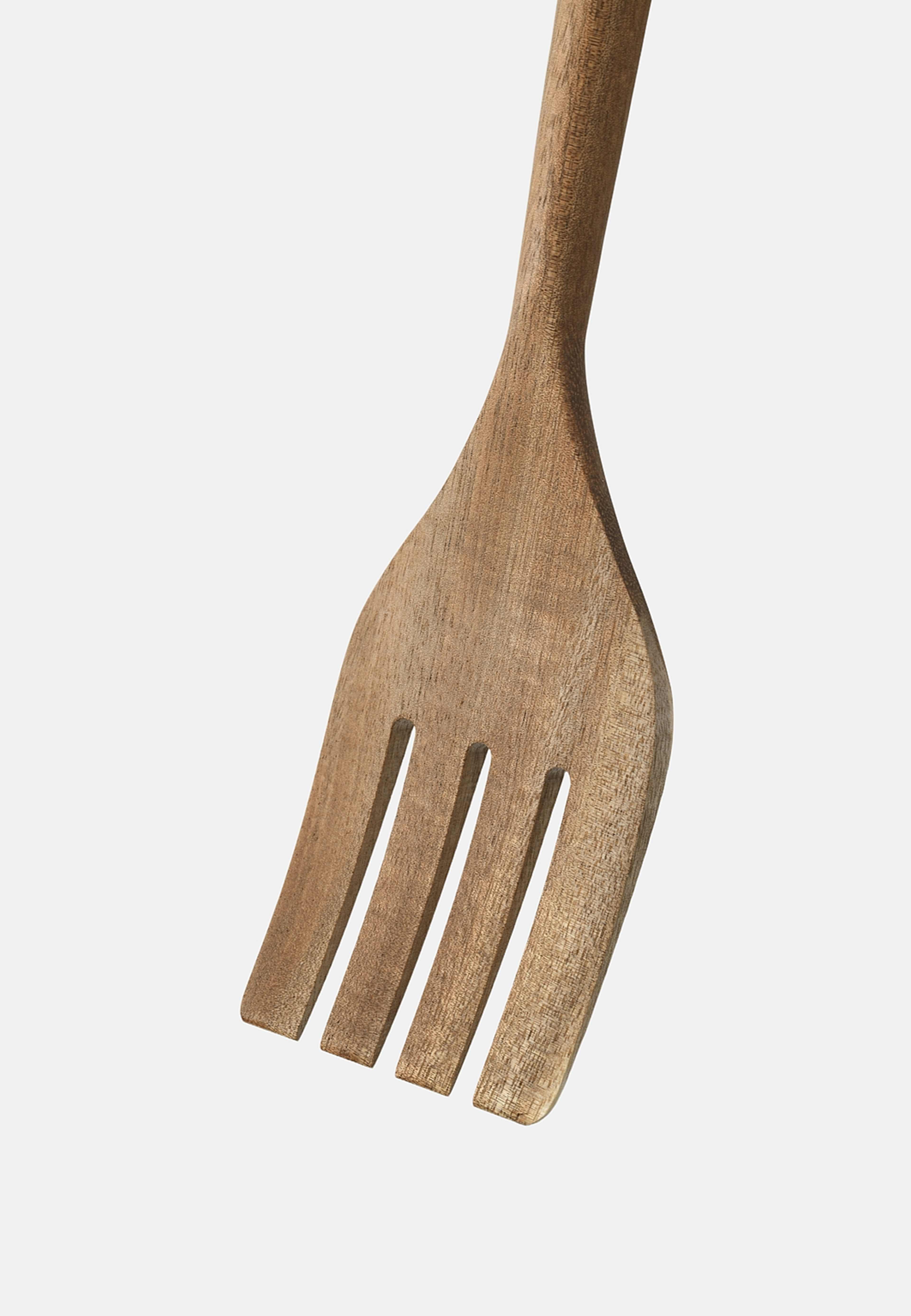 Trägaffel i akacia, från Åhléns Home, i färgen Natural. Klicka för att öppna bilden i stort format