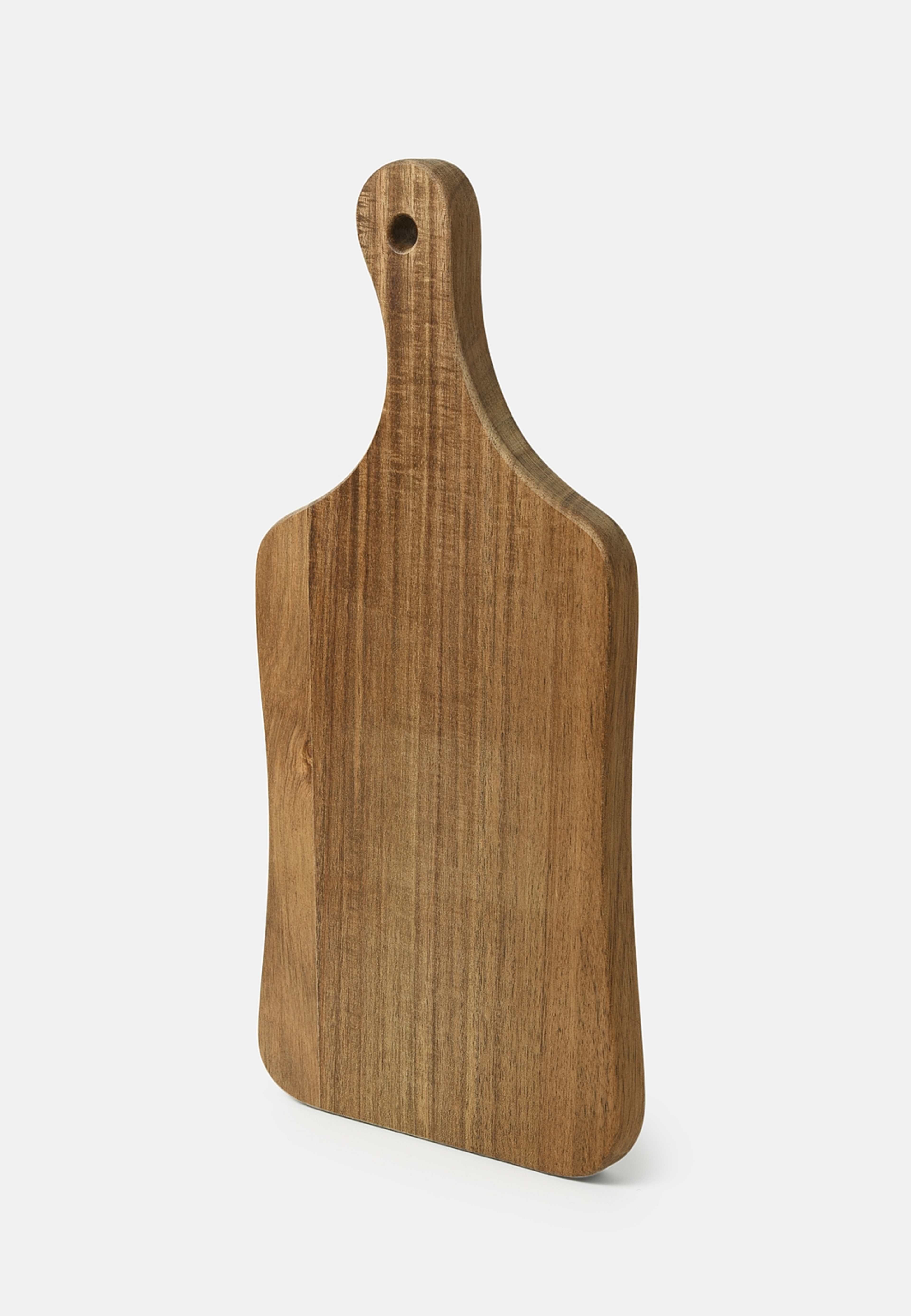 Skärbräda i akacia ACE 38 cm, från Åhléns Home, i färgen Natural. Klicka för att öppna bilden i stort format