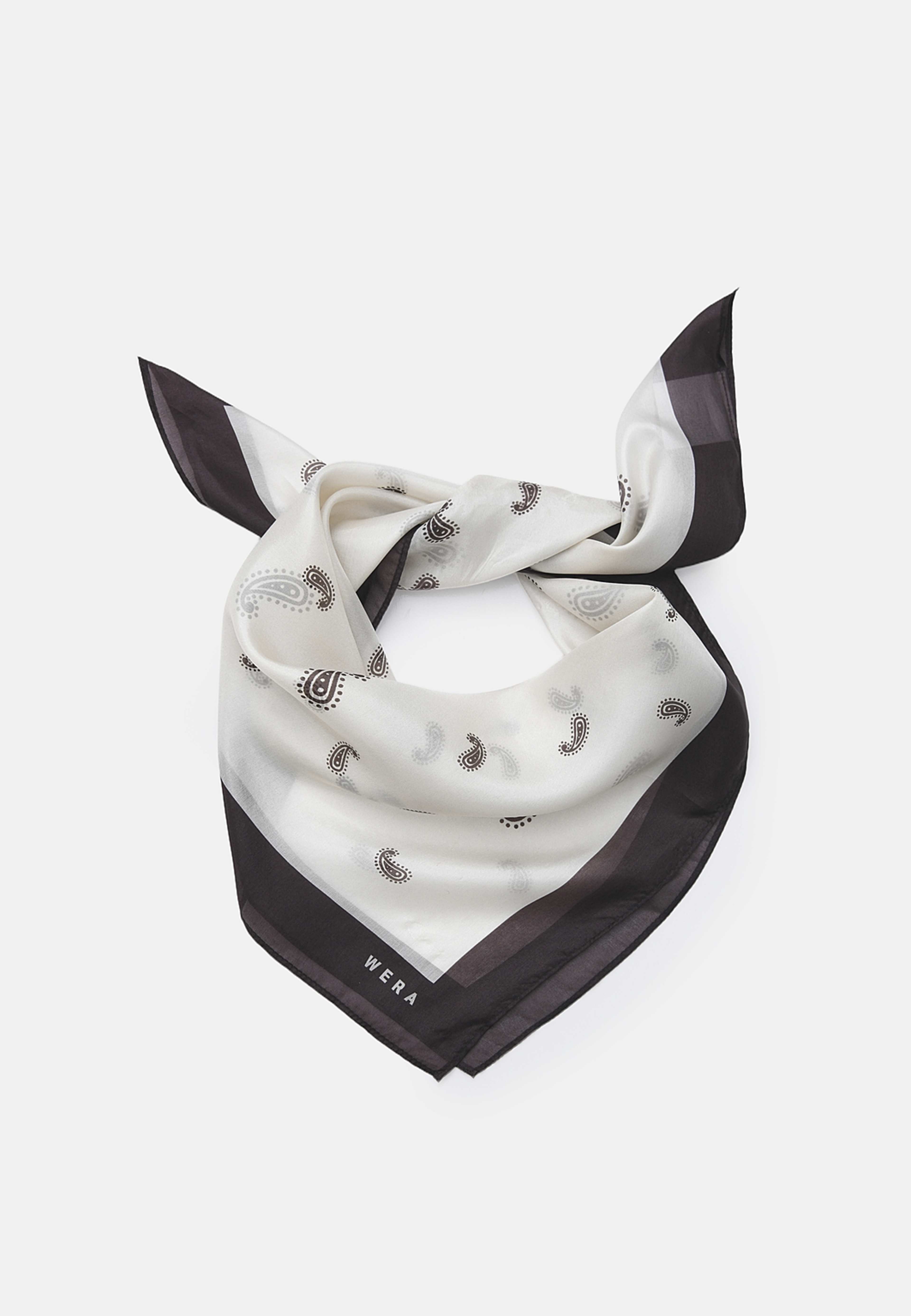 Sidenscarf ALVA, från Wera, i färgen Paisley. Klicka för att öppna bilden i stort format