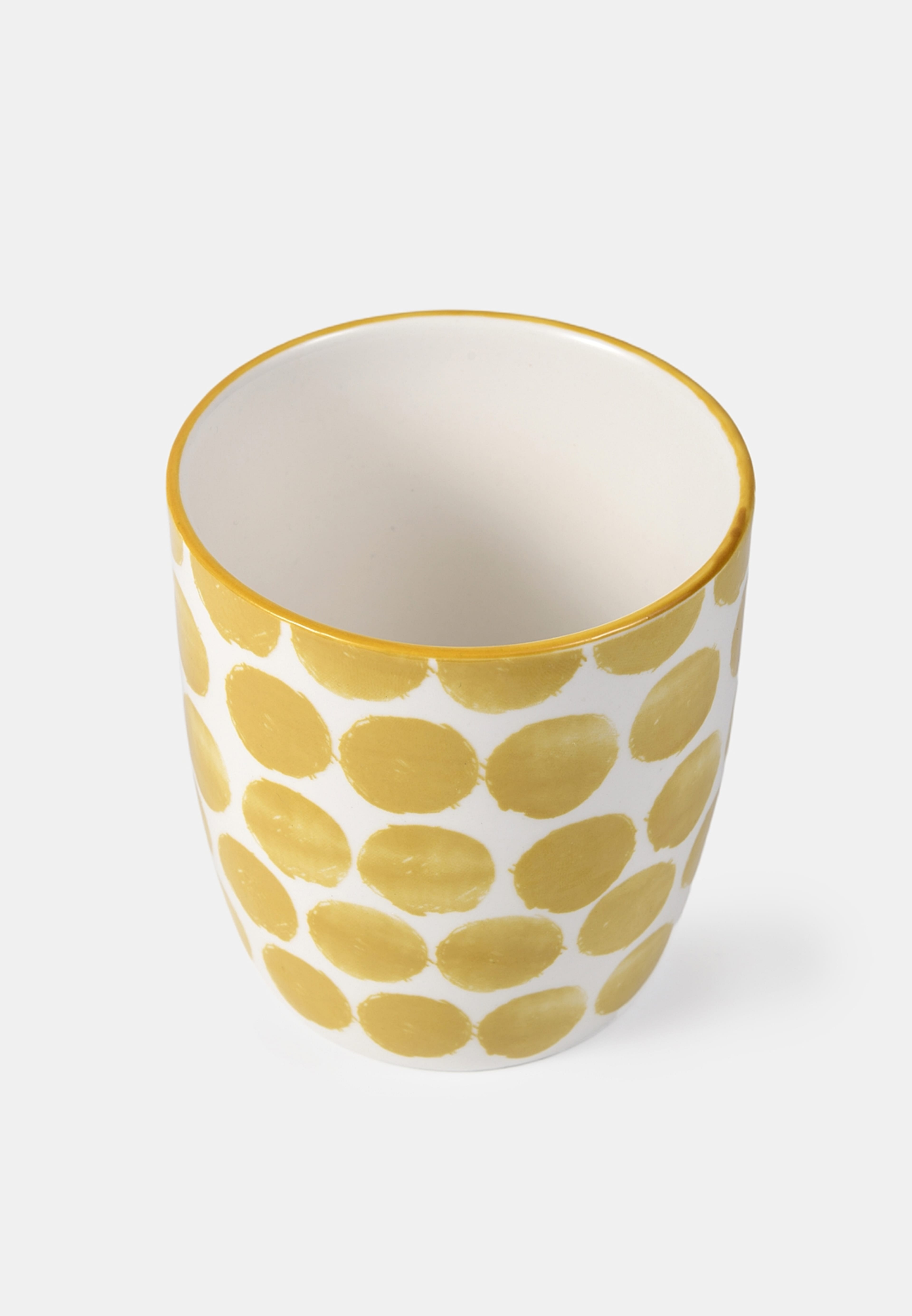 Kopp POSITANO, från PORTOLINO LIVING, i färgen Yellow. Klicka för att öppna bilden i stort format