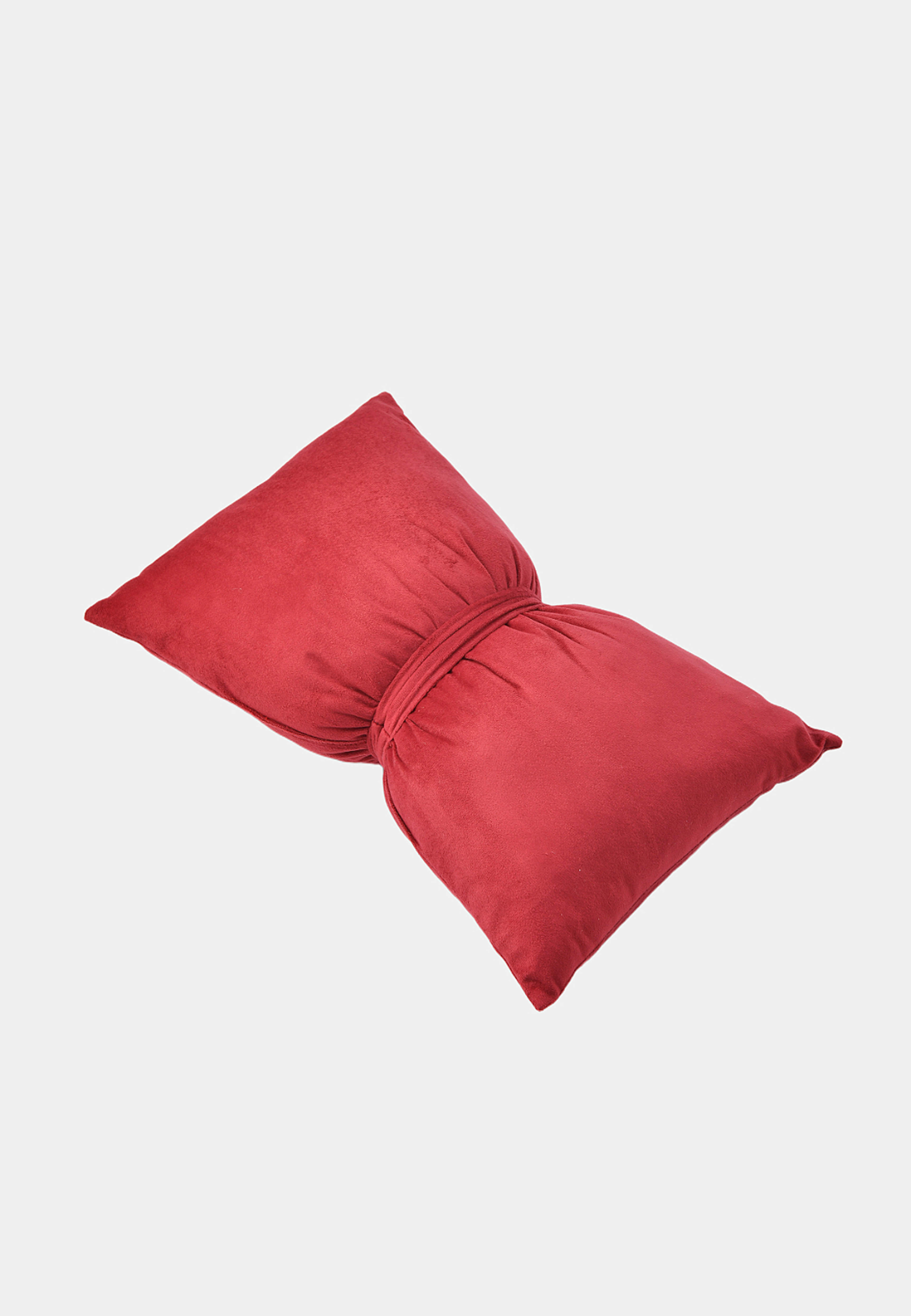 Kudde BOW 30x50 cm, från Åhléns Home, i färgen Red. Klicka för att öppna bilden i stort format