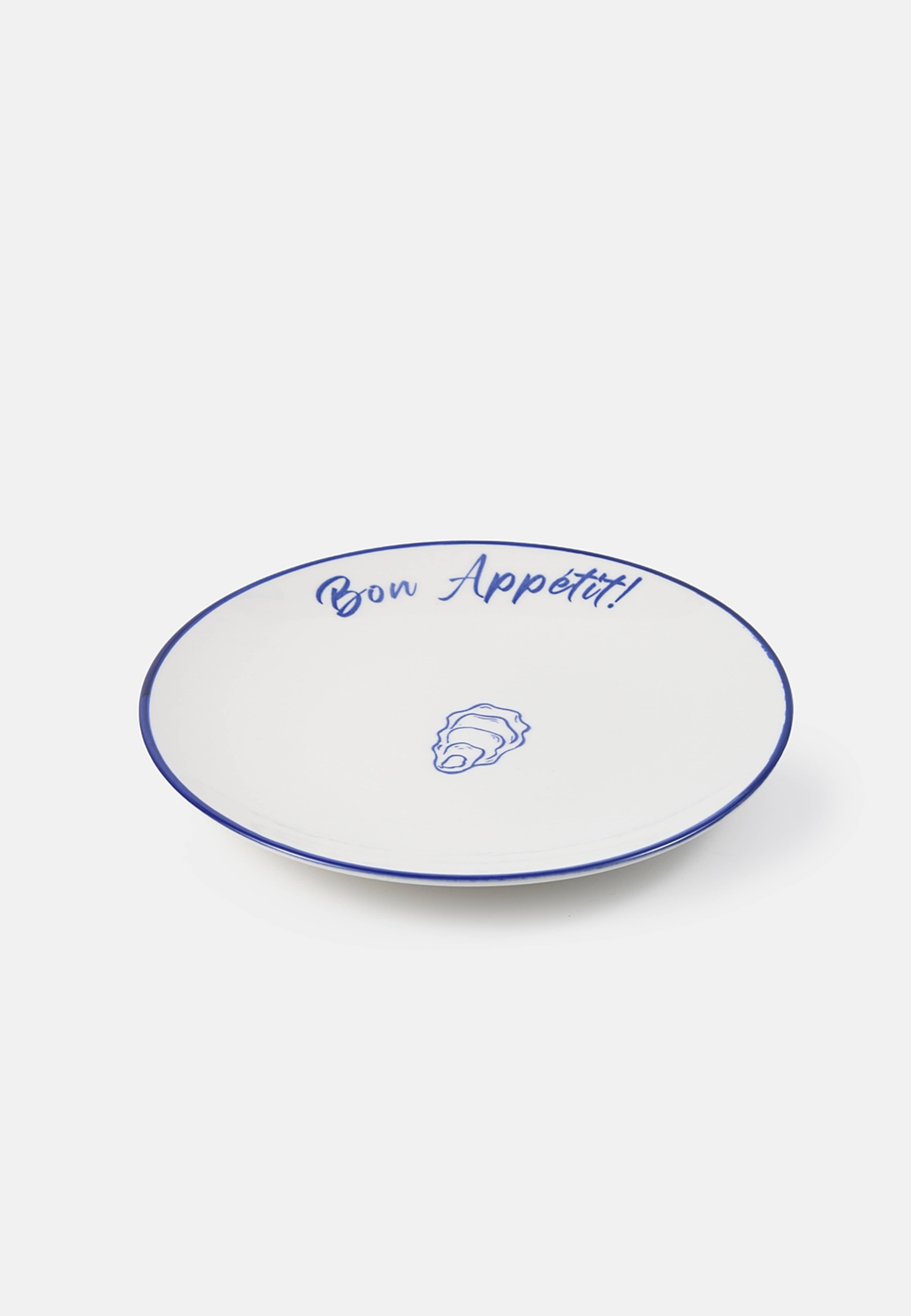 Assiett PARISA 20 cm, från Åhléns Home, i färgen White/blue Bon. Klicka för att öppna bilden i stort format