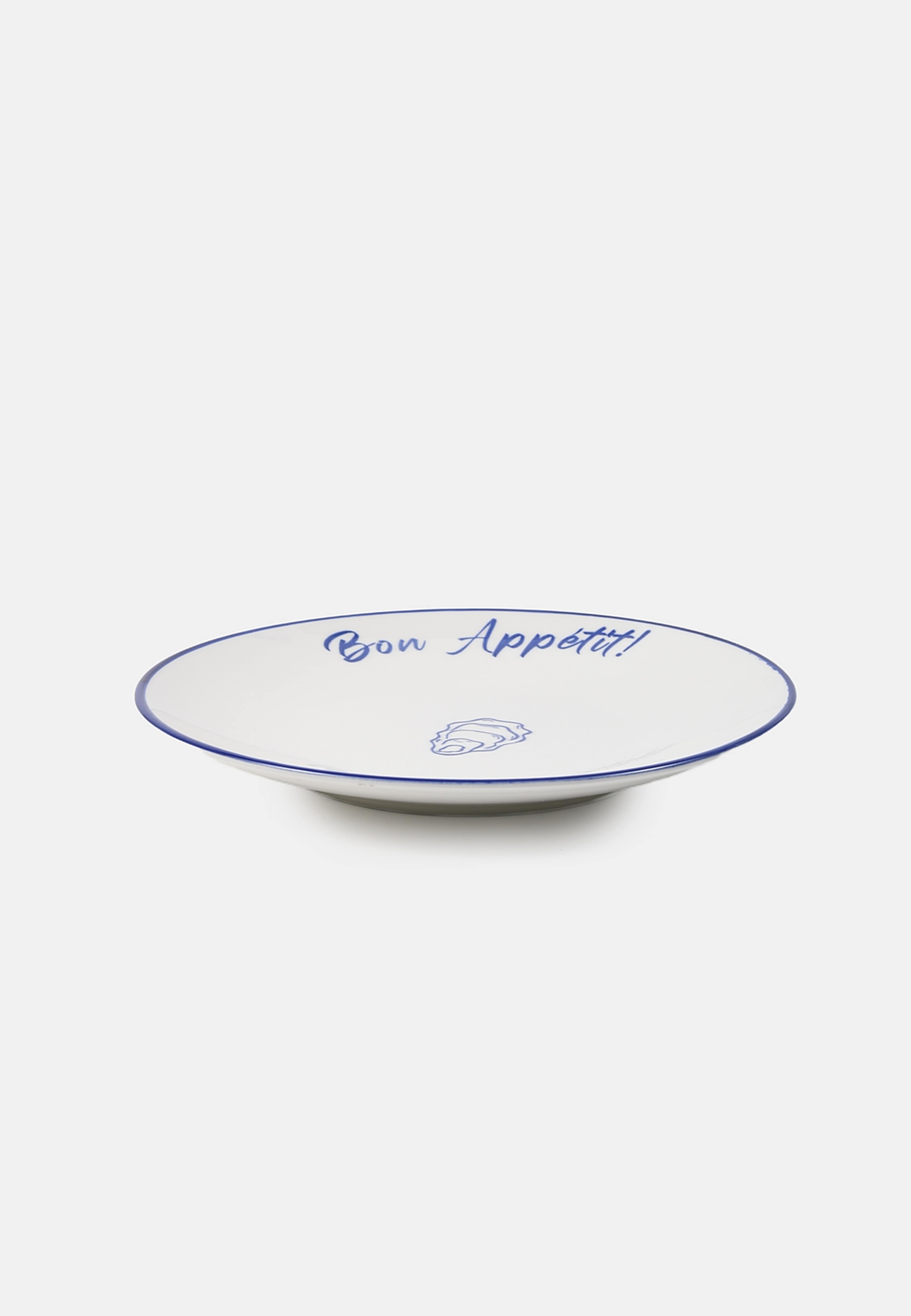 Assiett PARISA 20 cm, från Åhléns Home, i färgen White/blue Bon. Klicka för att öppna bilden i stort format