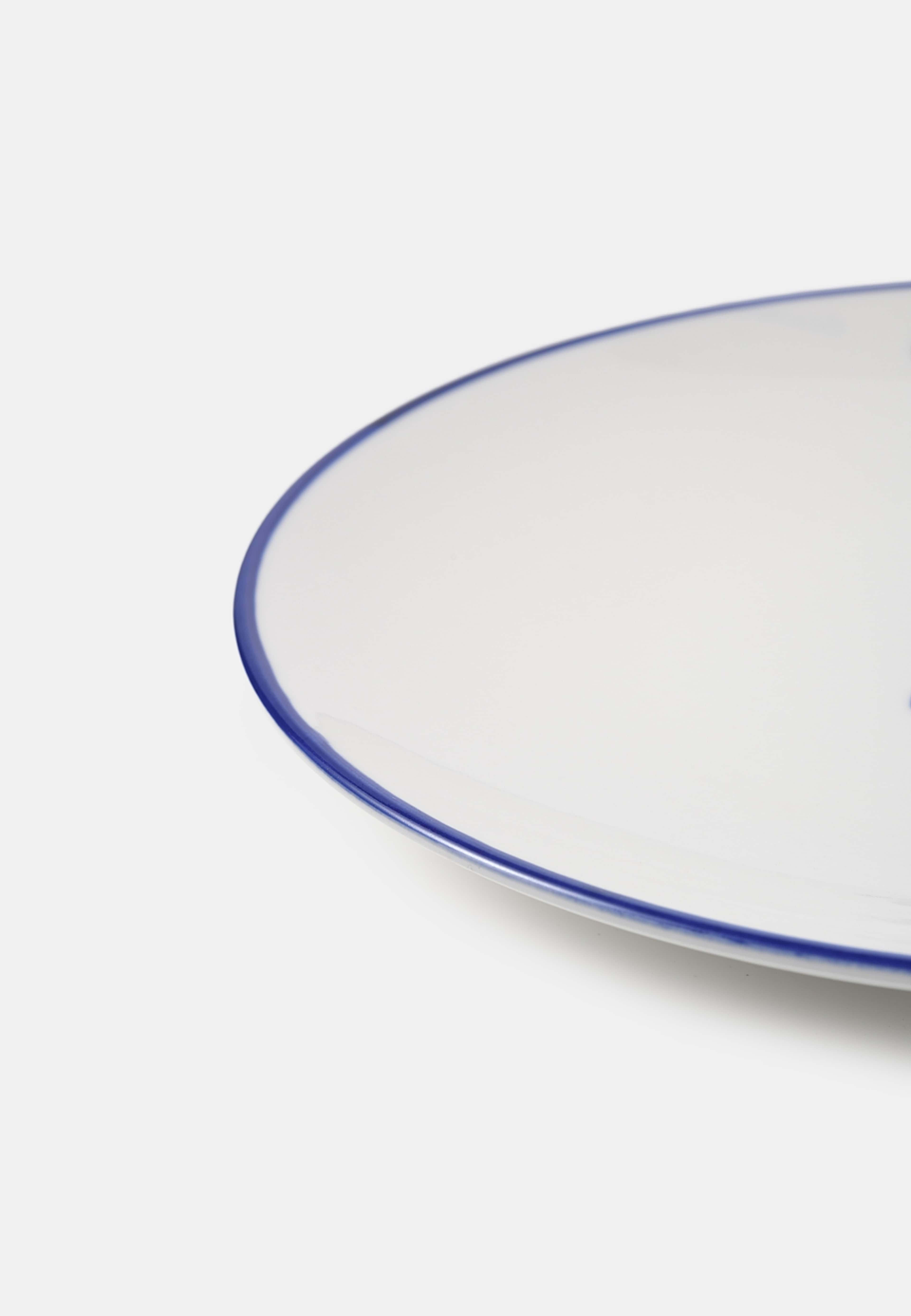 Assiett PARISA 20 cm, från Åhléns Home, i färgen White/blue Bon. Klicka för att öppna bilden i stort format
