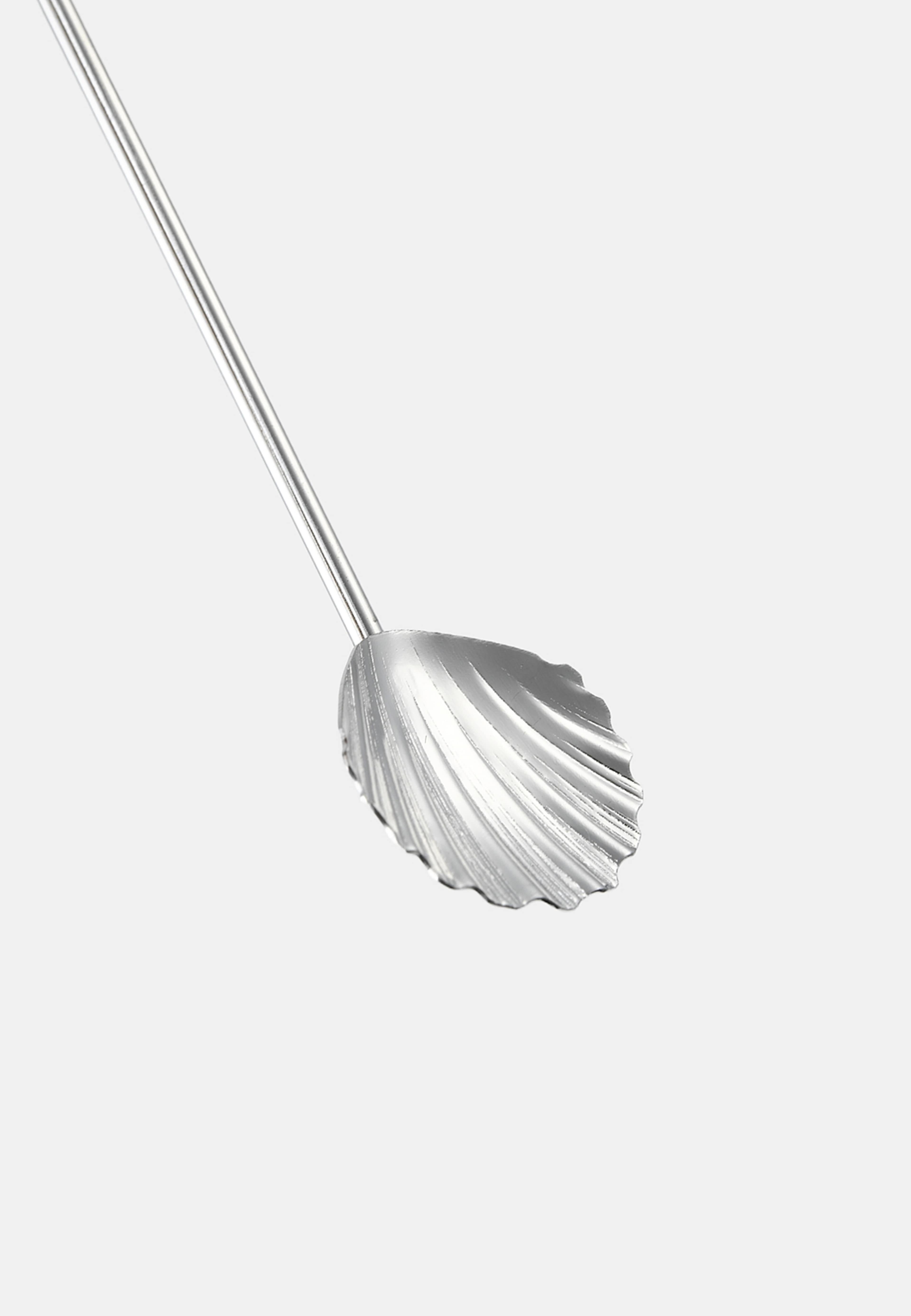 Cocktailpinnar SHELL, 10-pack, från PORTOLINO LIVING, i färgen Silver. Klicka för att öppna bilden i stort format