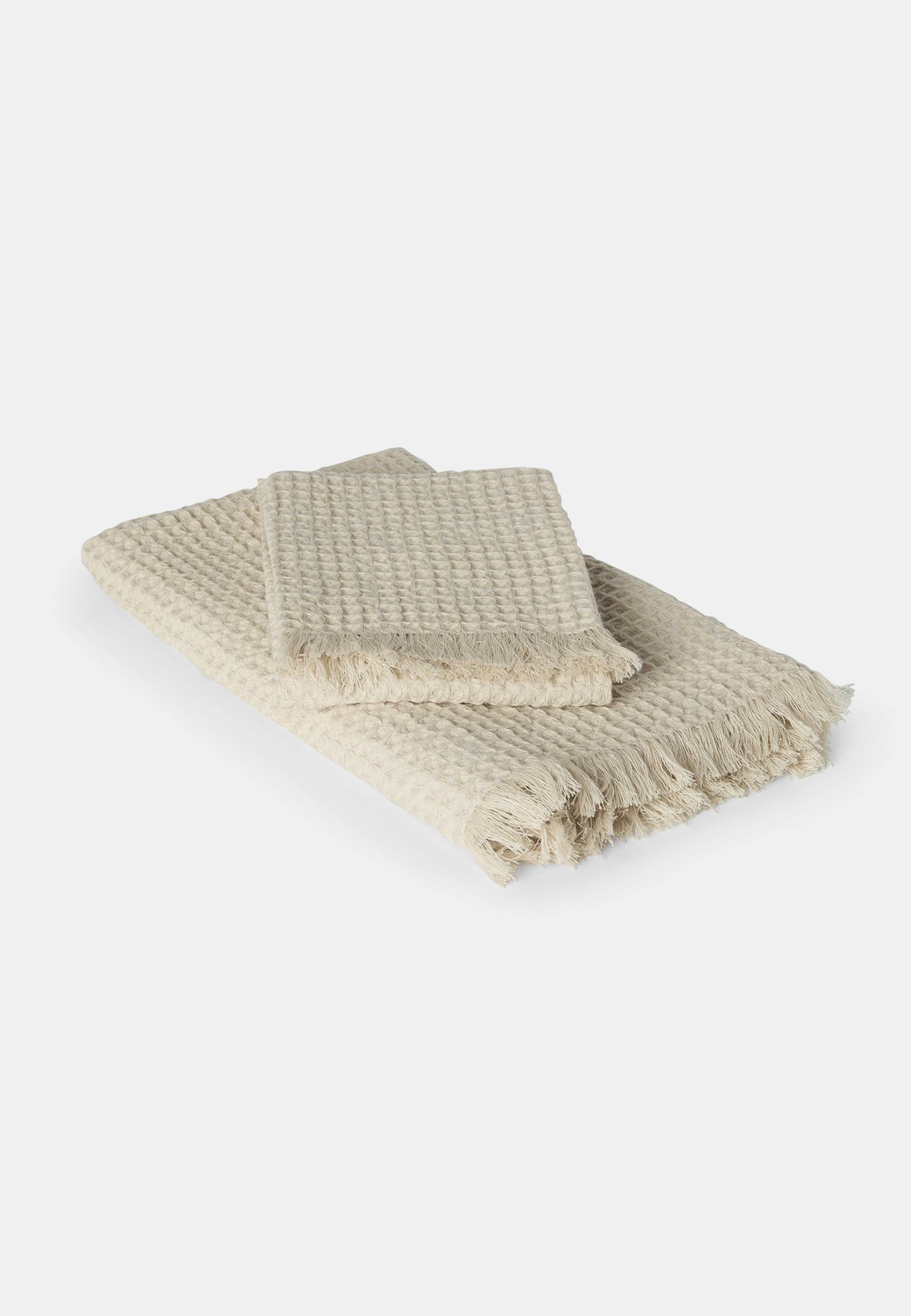 Handduk WAFFLE 50x70 cm, från Åhléns Home, i färgen Beige. Klicka för att öppna bilden i stort format