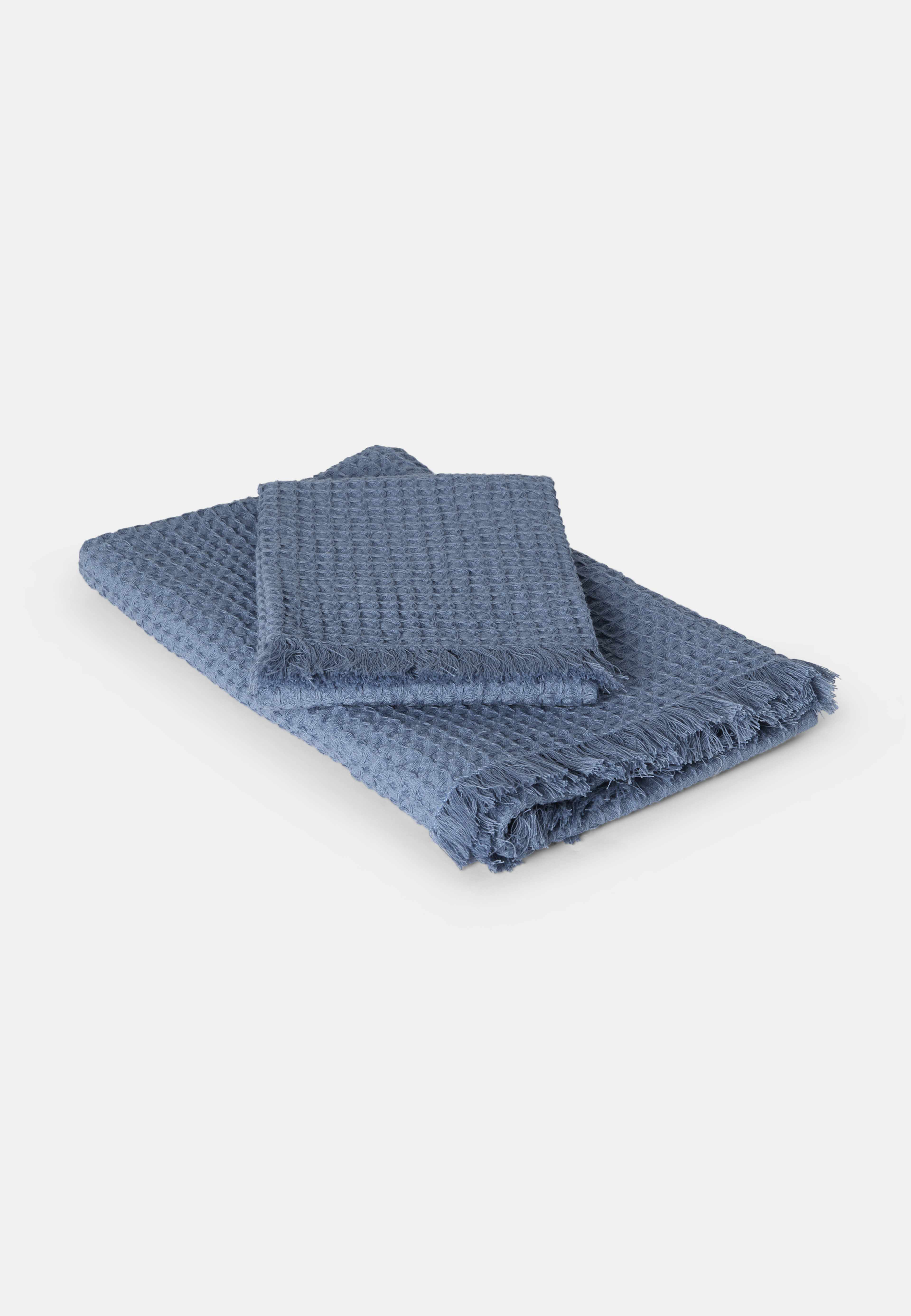 Handduk WAFFLE 70x140 cm, från Åhléns Home, i färgen Mid Blue. Klicka för att öppna bilden i stort format