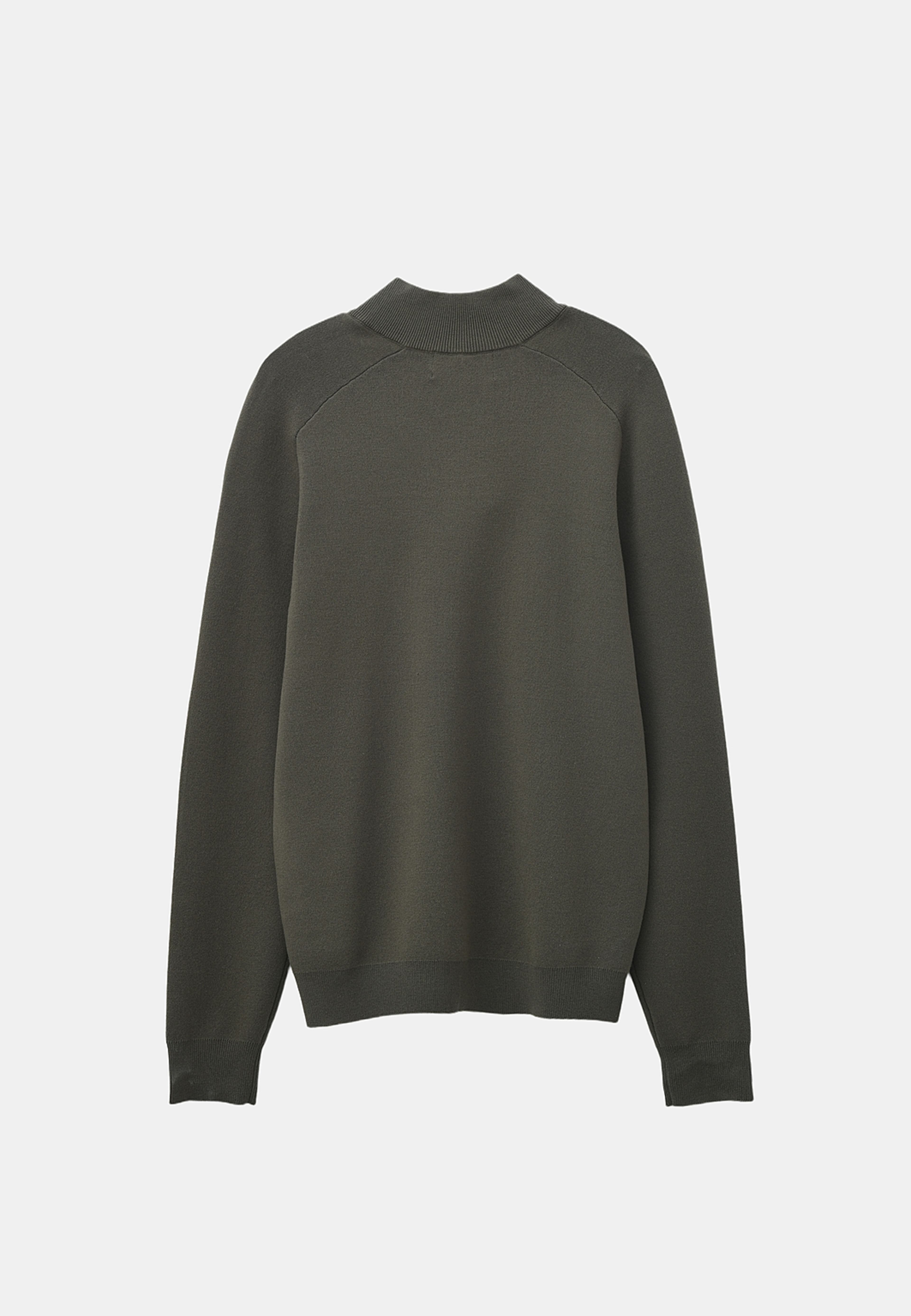 Tröja med half zip FAUSTO, från NORVIE, i färgen Green. Klicka för att öppna bilden i stort format
