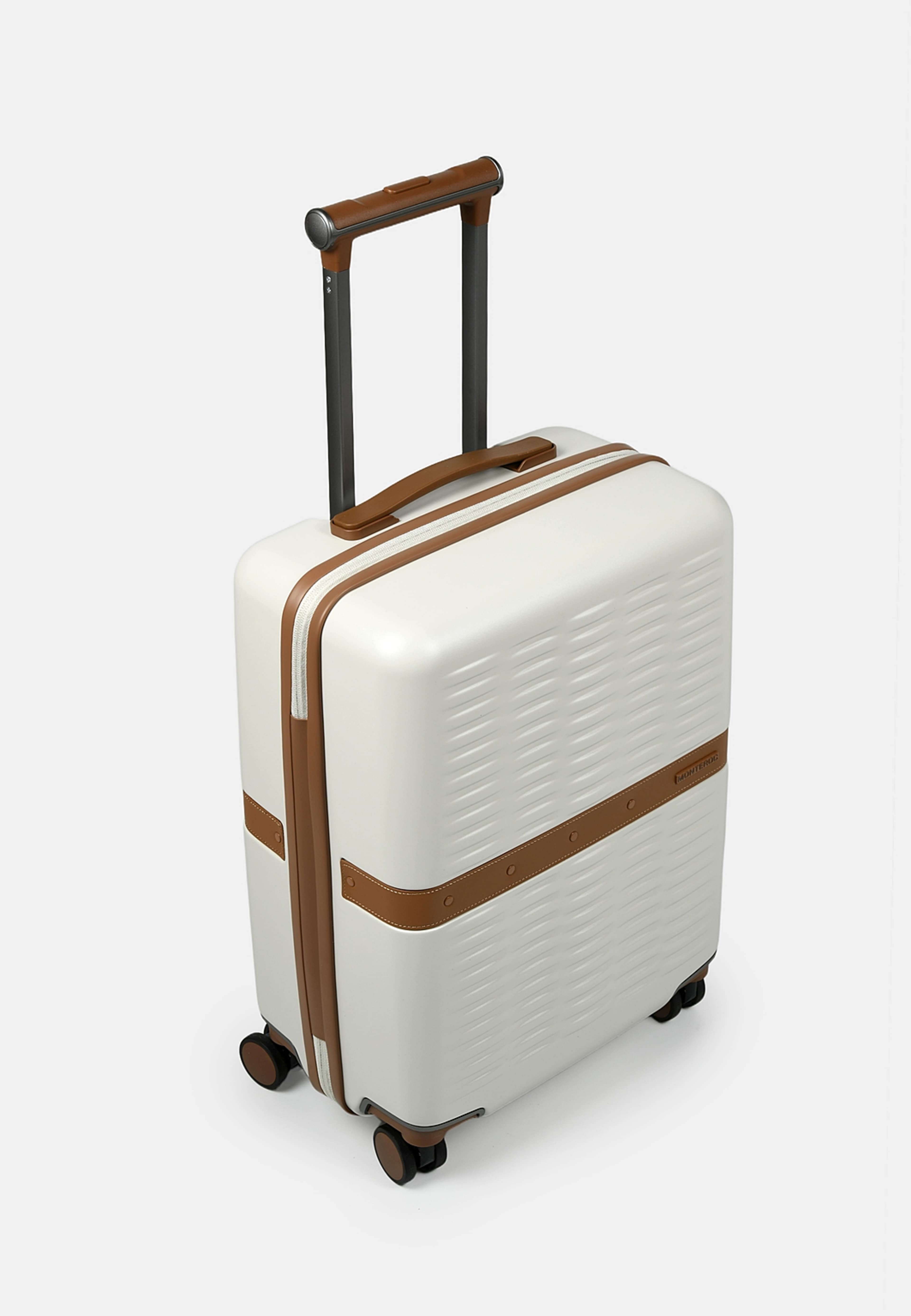 Kabinväska PARIS 54 cm 38 L, från Monteroc, i färgen Creme. Klicka för att öppna bilden i stort format