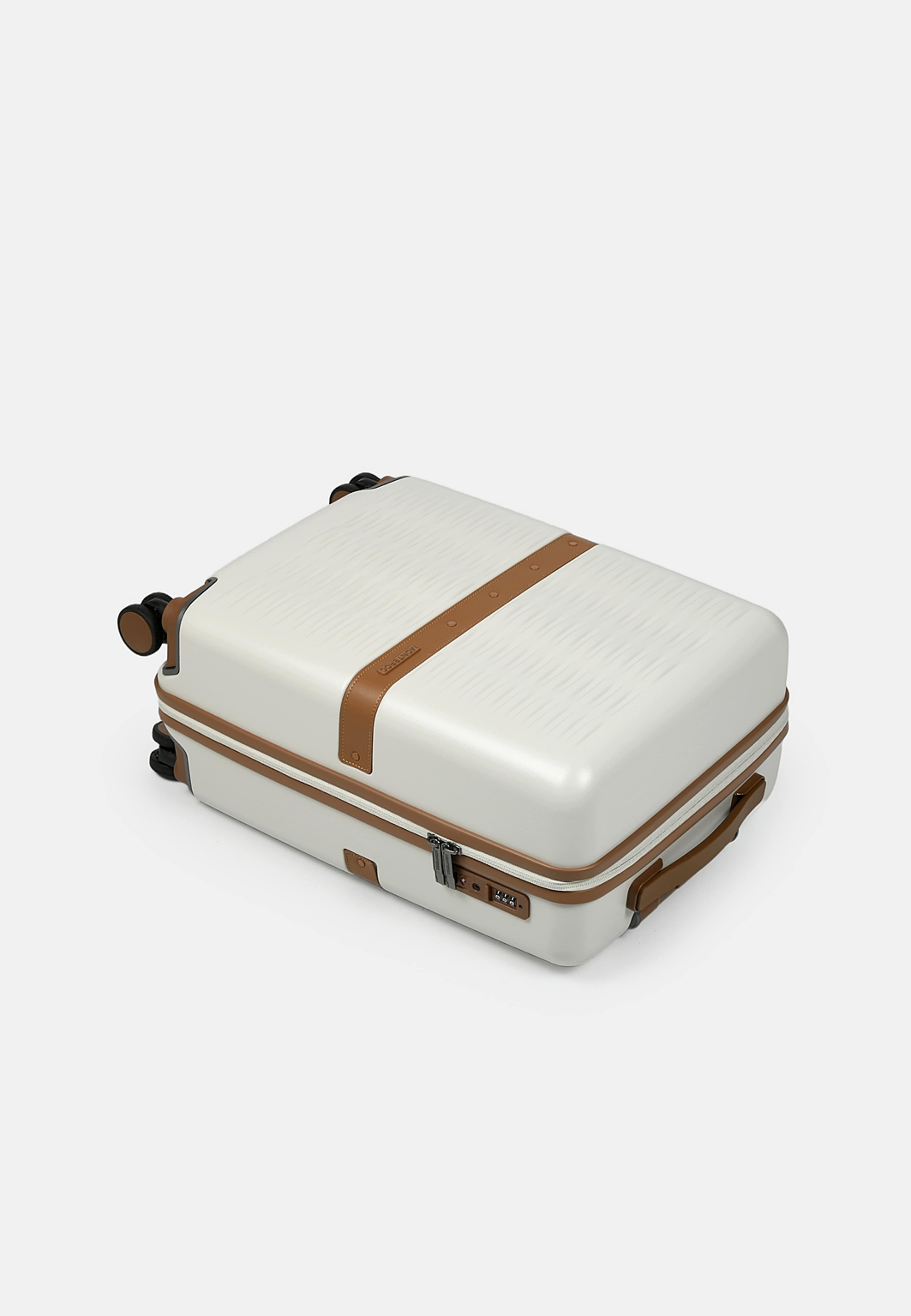 Kabinväska PARIS 54 cm 38 L, från Monteroc, i färgen Creme. Klicka för att öppna bilden i stort format
