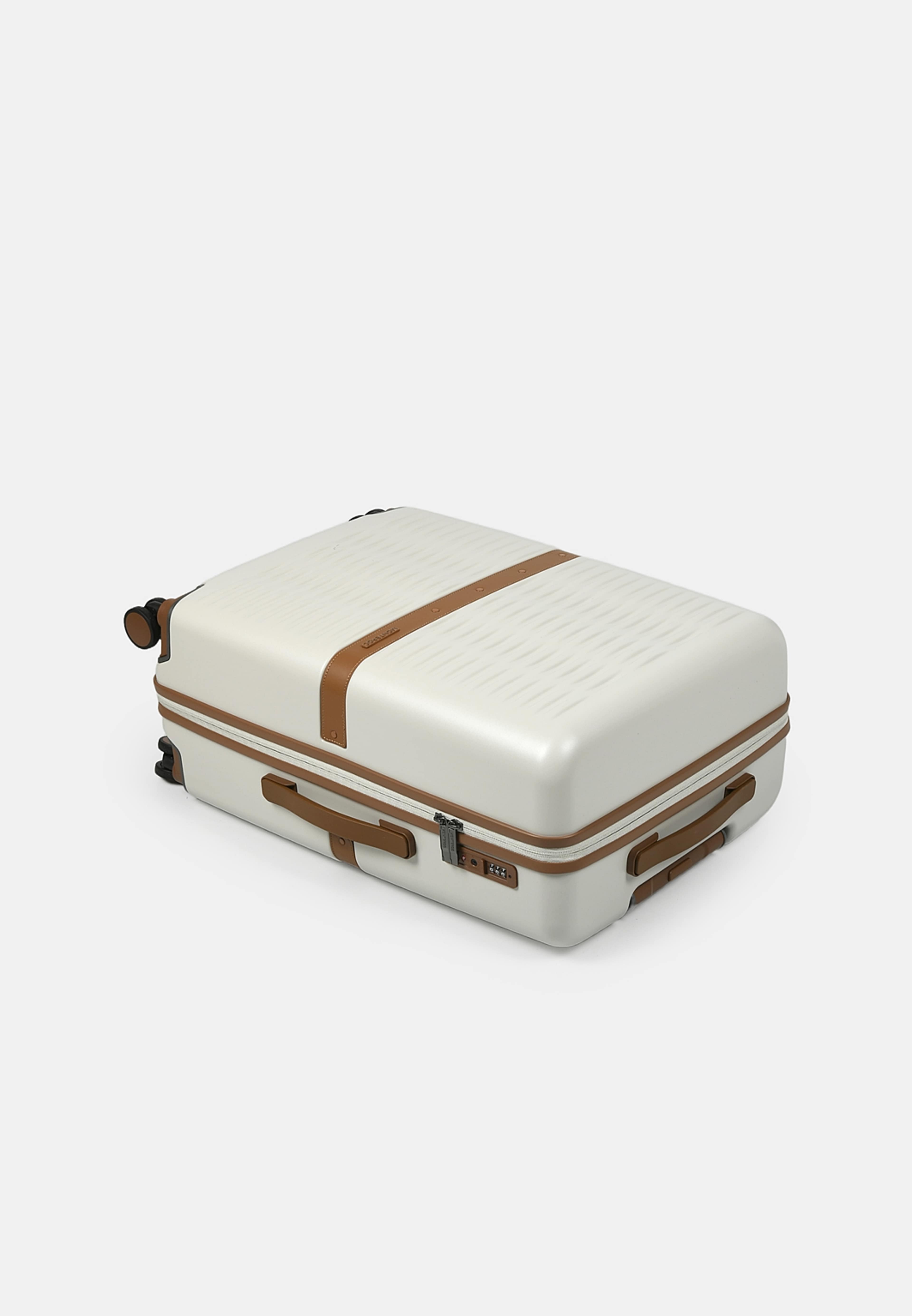 Resväska PARIS 65 cm 60 L, från Monteroc, i färgen Creme. Klicka för att öppna bilden i stort format