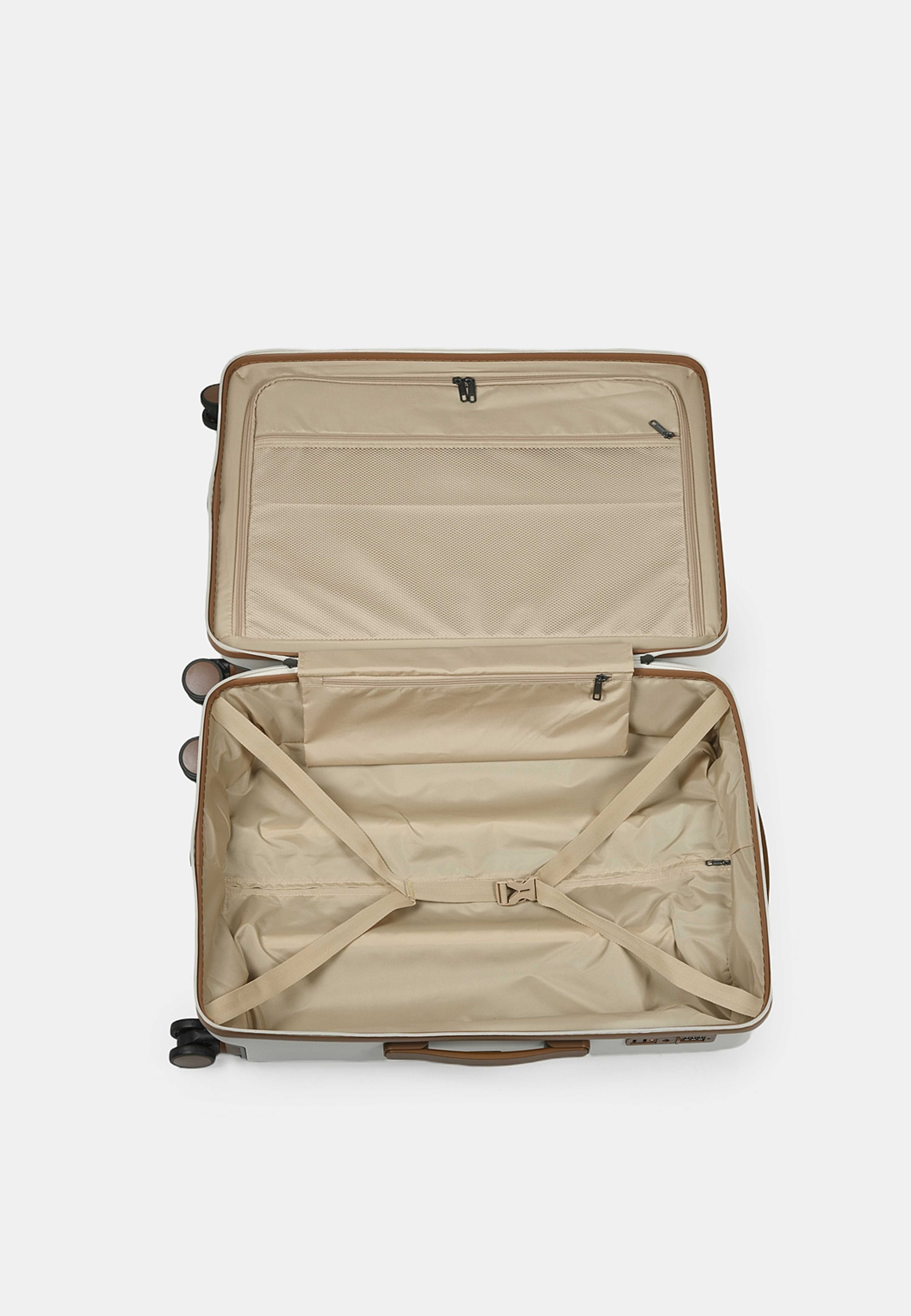 Resväska PARIS 65 cm 60 L, från Monteroc, i färgen Creme. Klicka för att öppna bilden i stort format