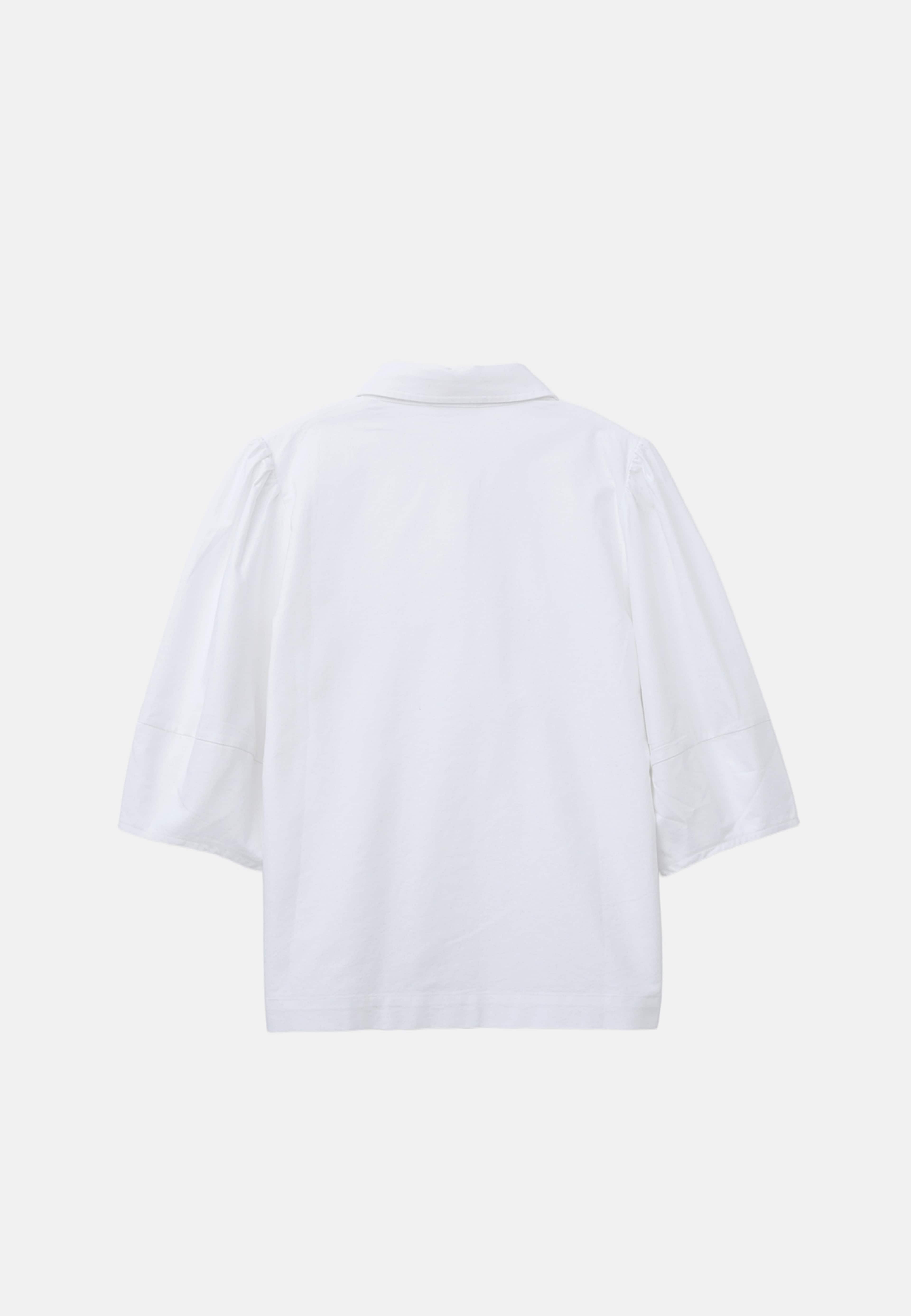 Blus med puffärm MARISSA, från Carin Wester, i färgen White. Klicka för att öppna bilden i stort format