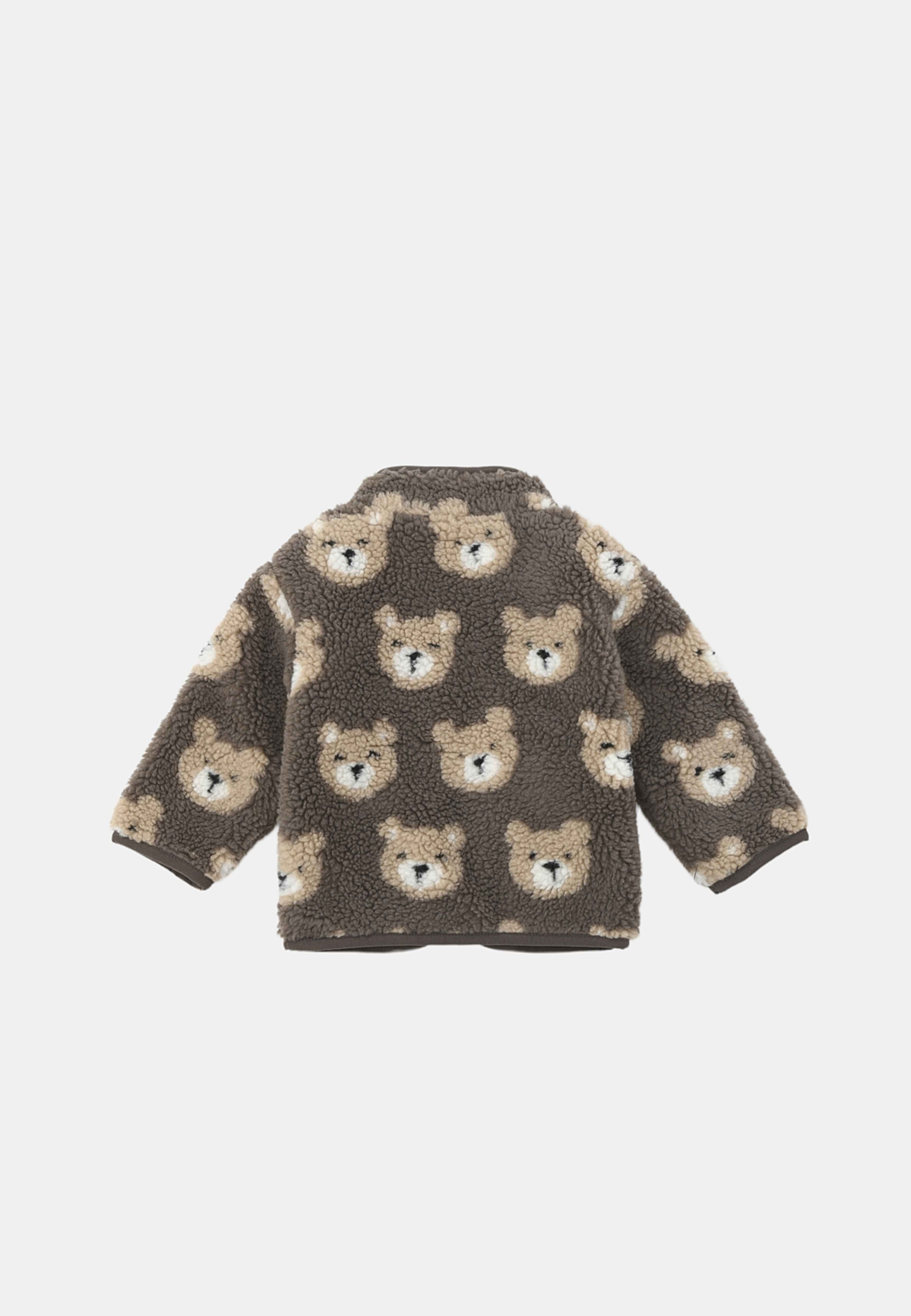 Teddyjacka baby CLAY, från RIKIKI, i färgen Bear. Klicka för att öppna bilden i stort format