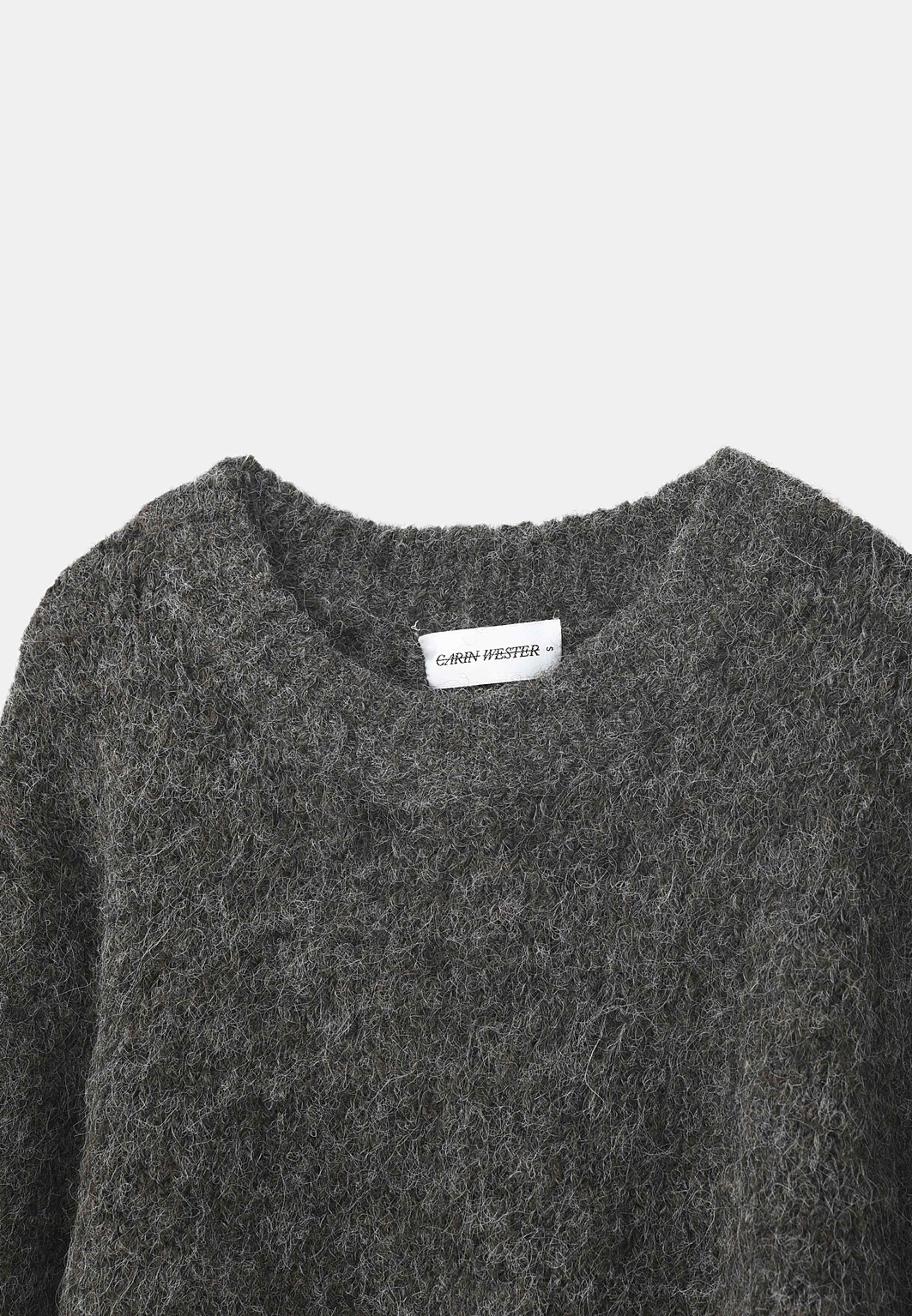 Kortärmad jumper ERMINA, från Carin Wester, i färgen Brown. Klicka för att öppna bilden i stort format